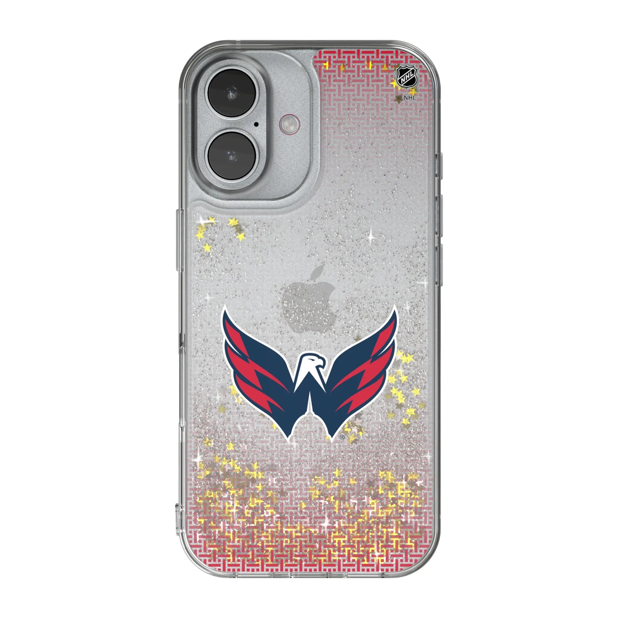 Washington Capitals Linen Glitter Phone Case