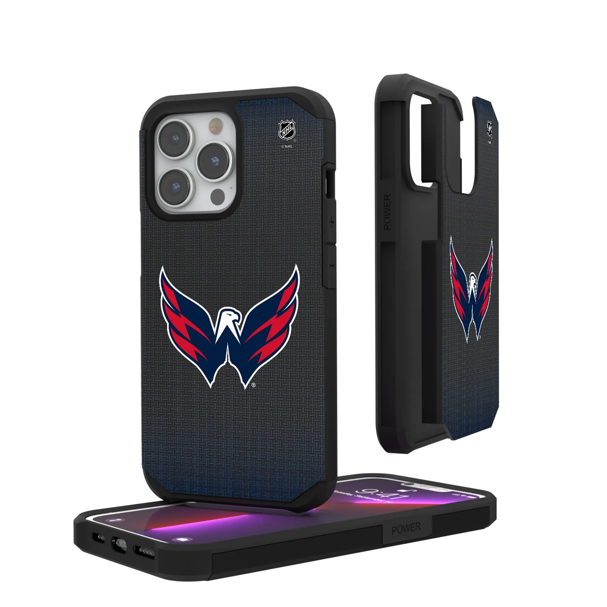 Washington Capitals Linen Rugged Phone Case