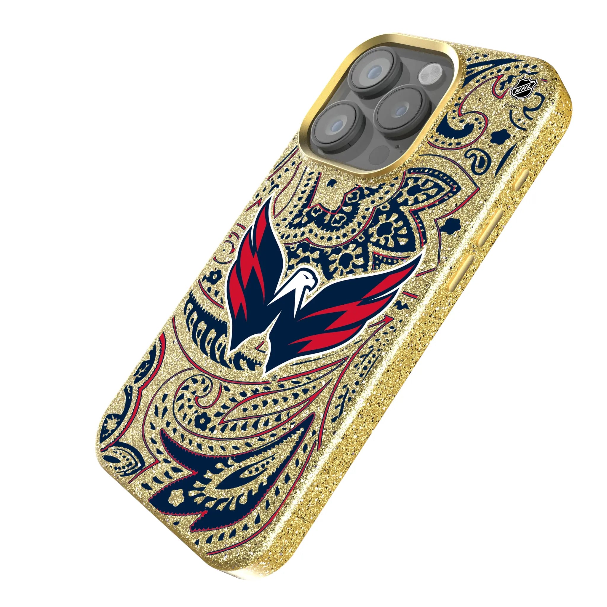 Washington Capitals Paisley Bling Phone Case