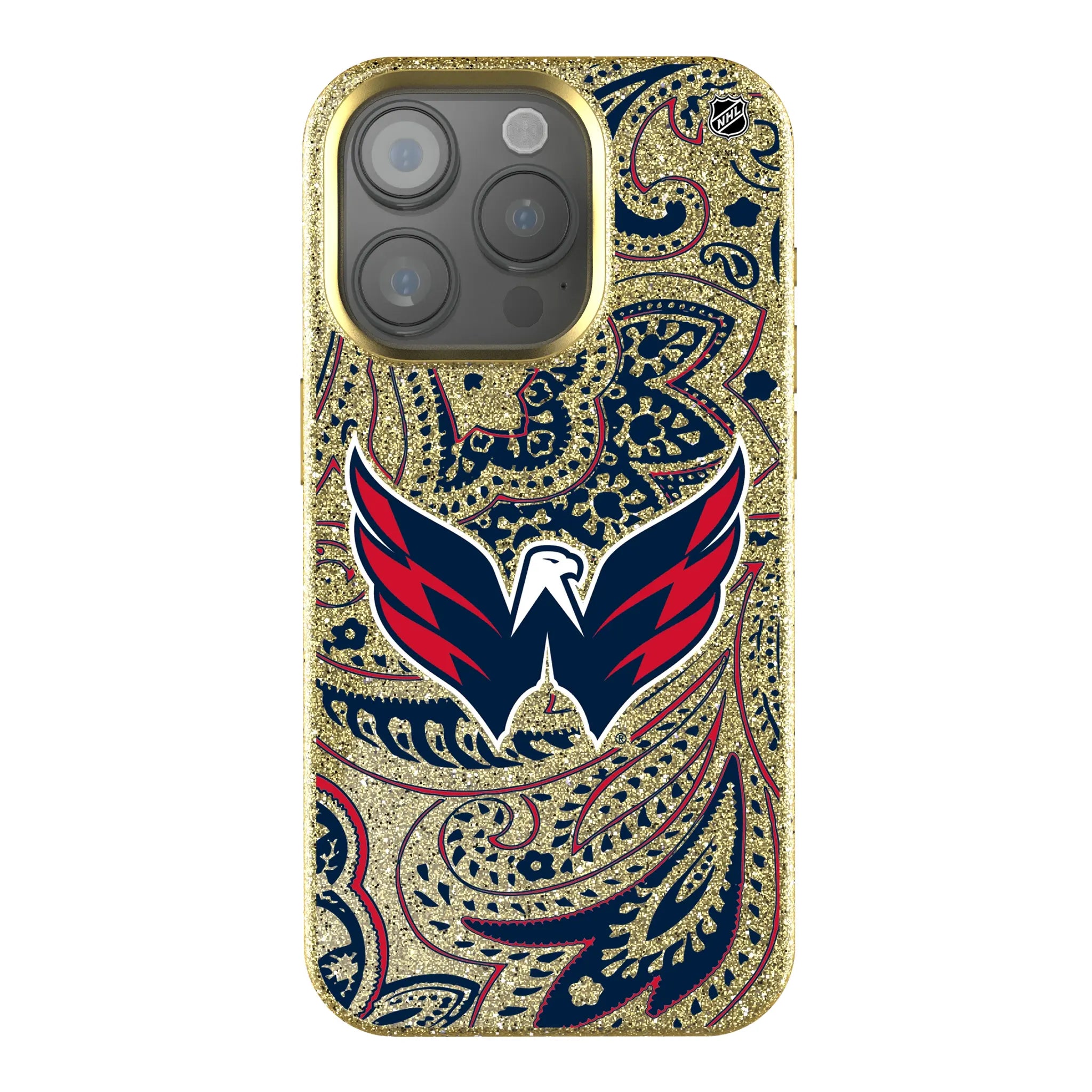 Washington Capitals Paisley Bling Phone Case