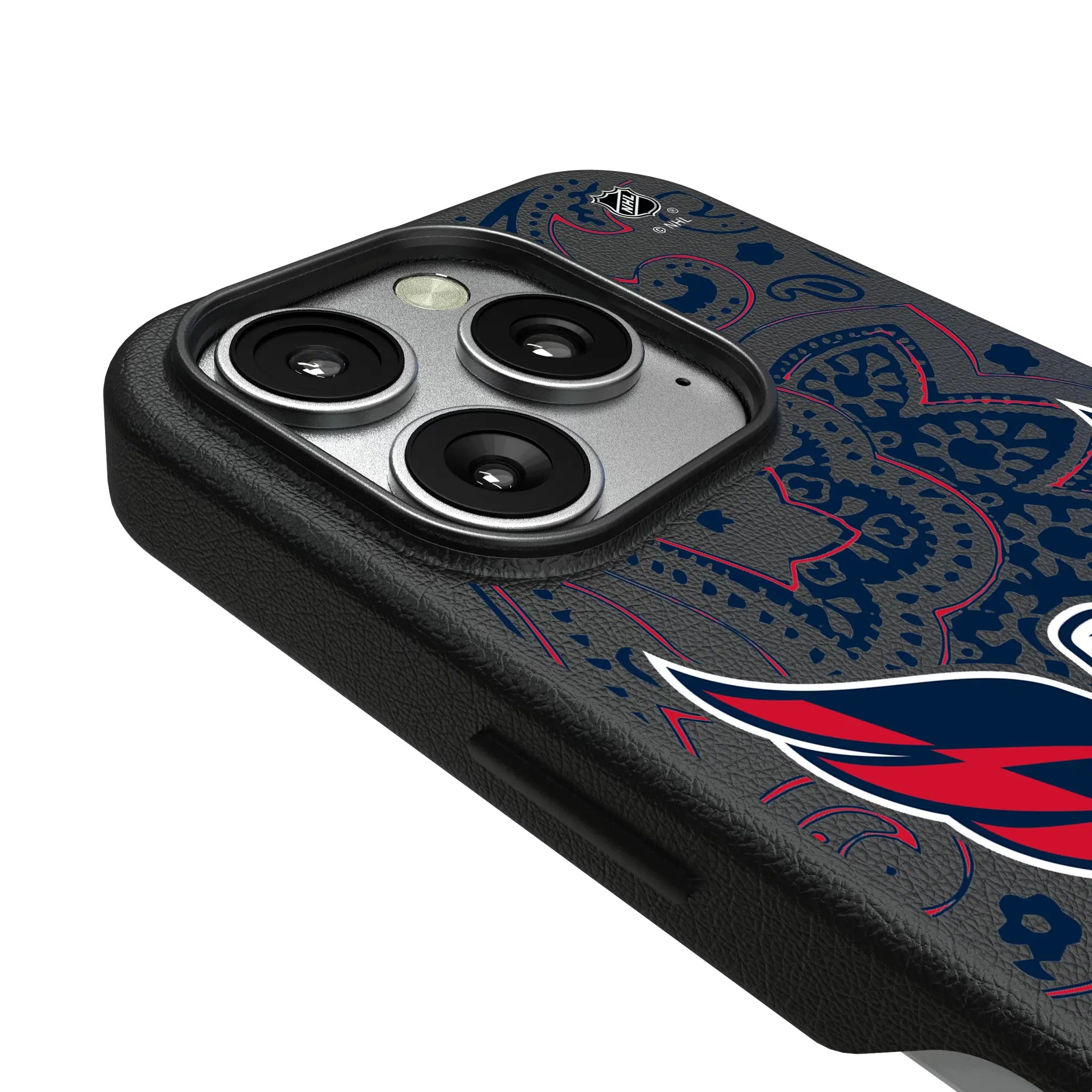 Washington Capitals Paisley MagSafe Compatible Phone Case for Apple iPhone