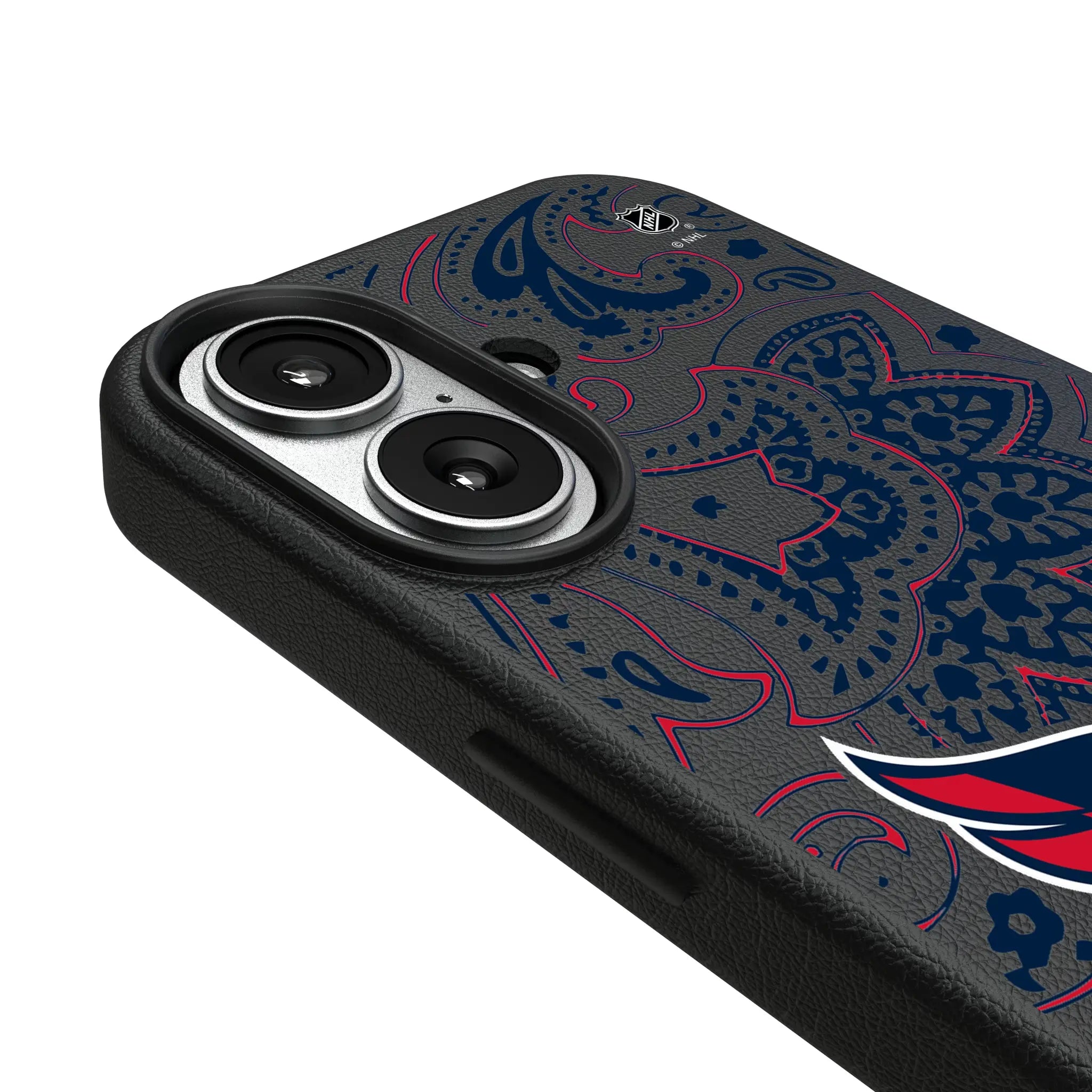 Washington Capitals Paisley MagSafe Compatible Phone Case for Apple iPhone