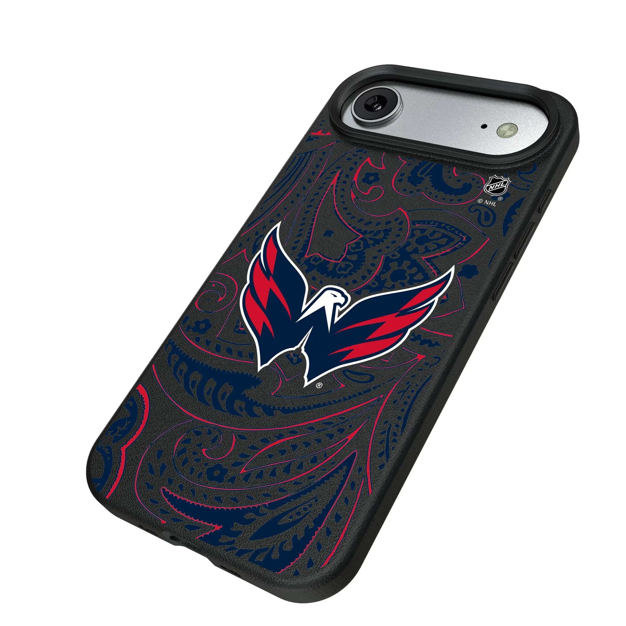 Washington Capitals Paisley MagSafe Compatible Phone Case for Apple iPhone