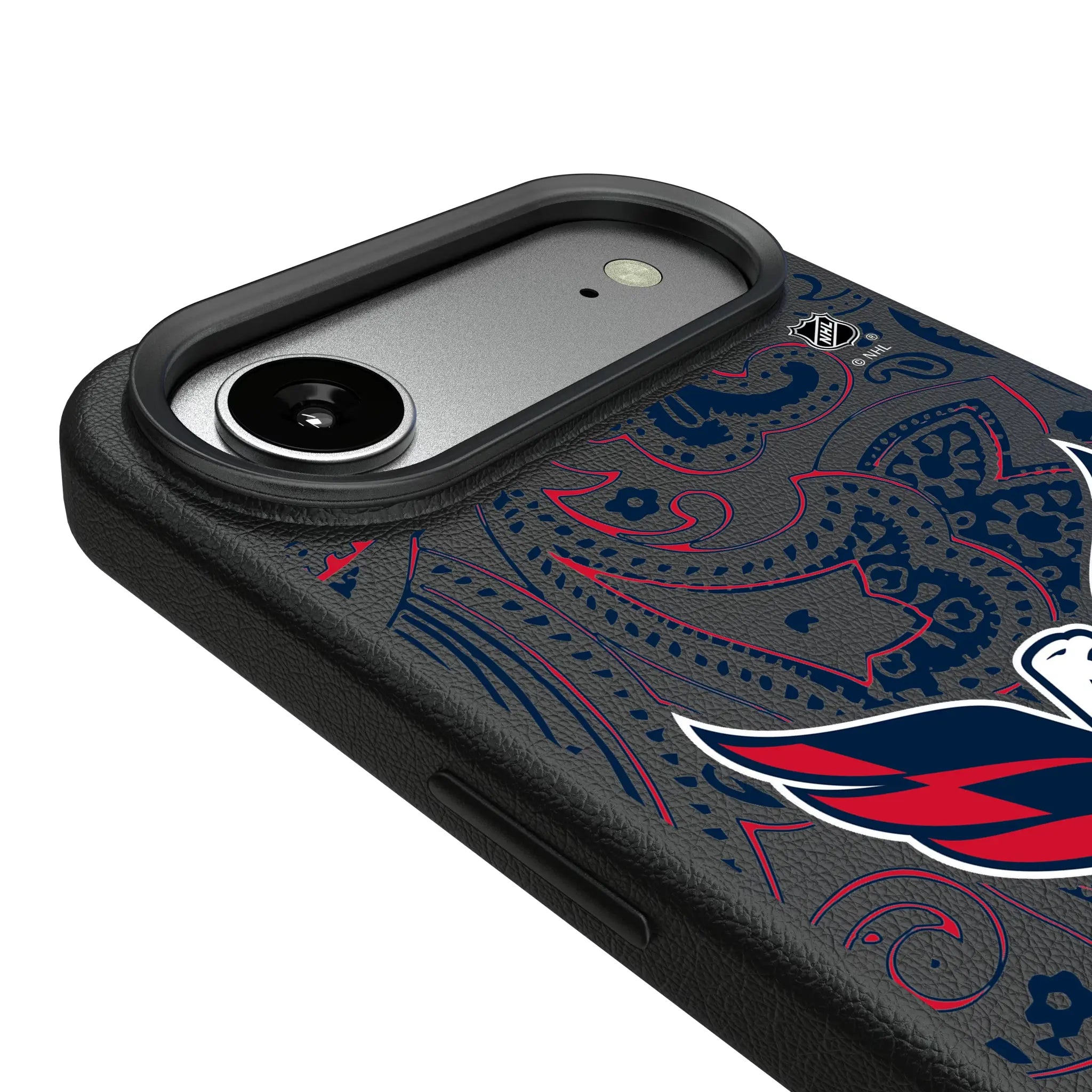 Washington Capitals Paisley MagSafe Compatible Phone Case for Apple iPhone