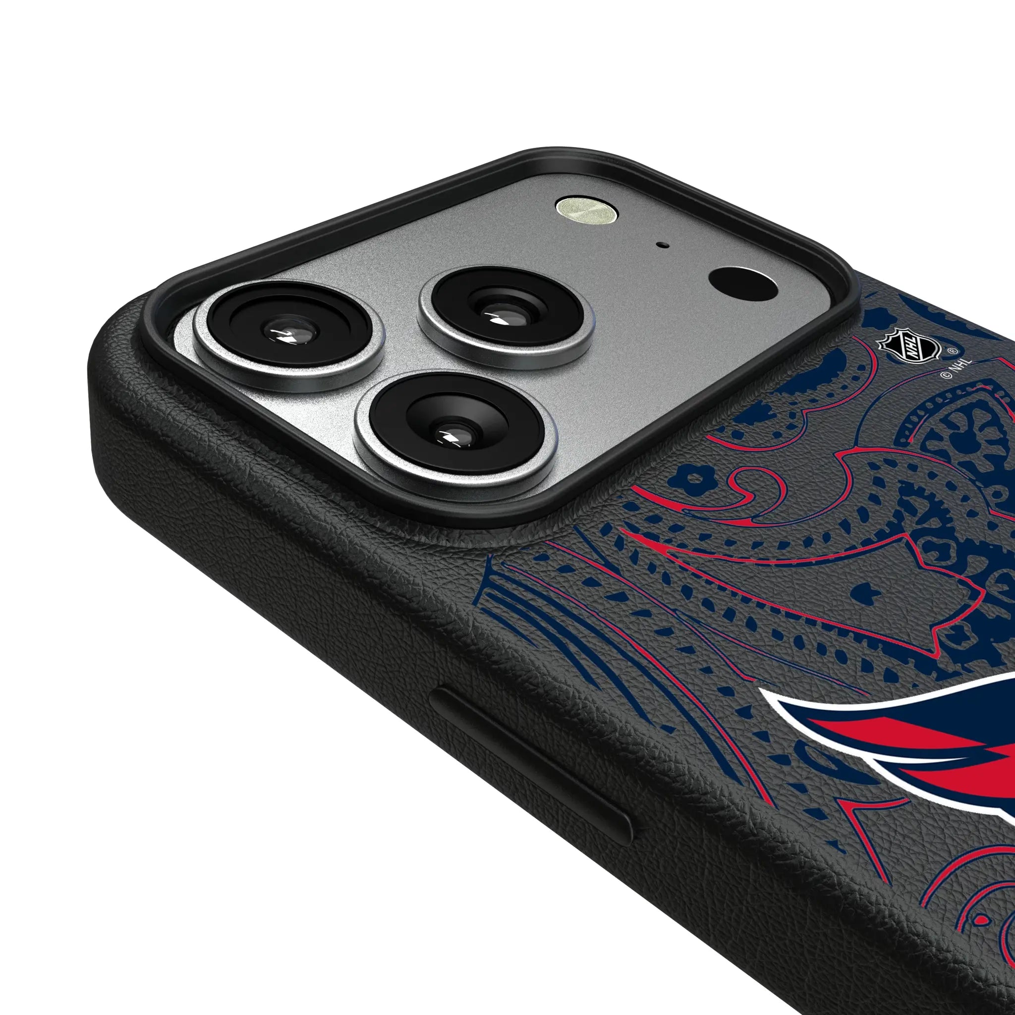 Washington Capitals Paisley MagSafe Compatible Phone Case for Apple iPhone