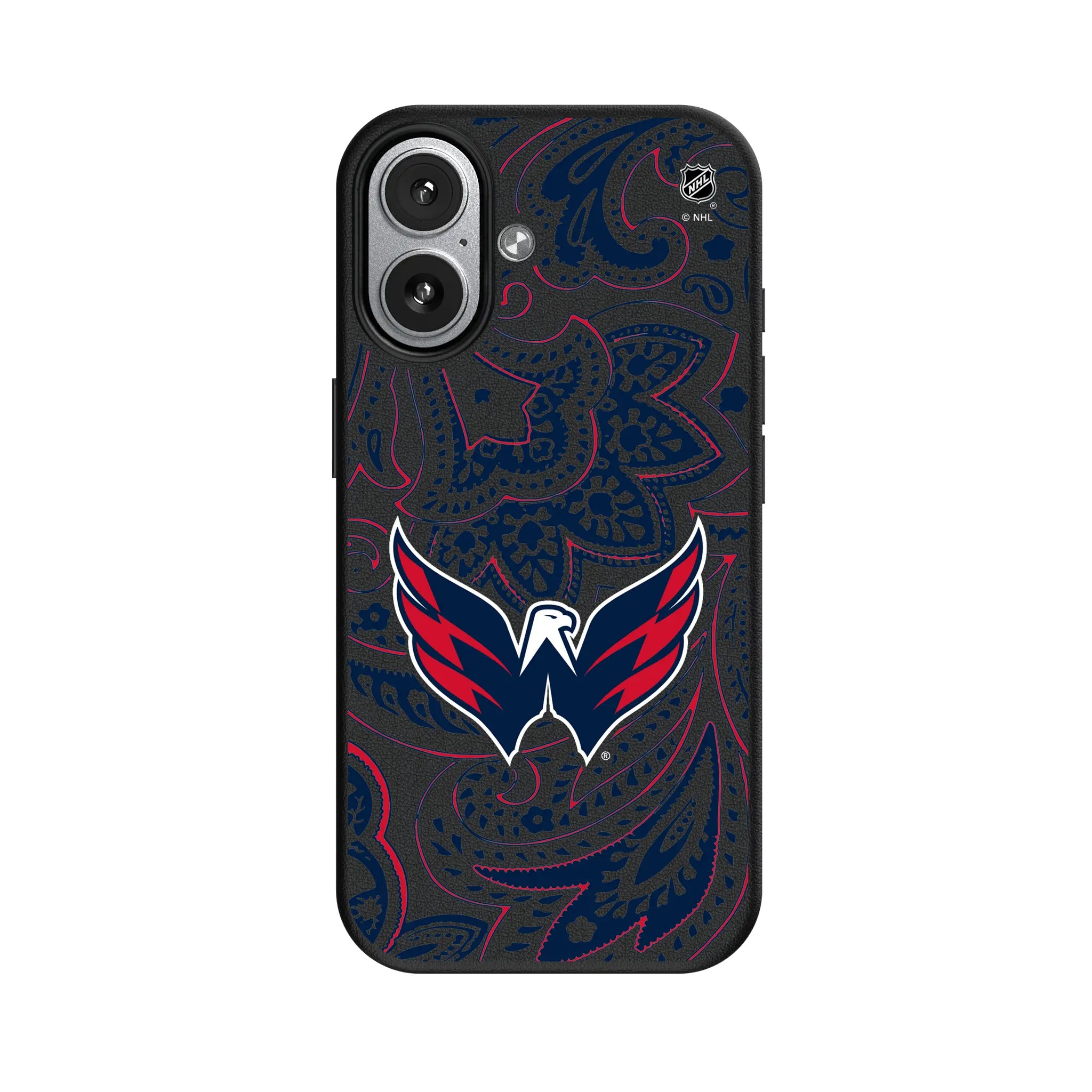 Washington Capitals Paisley MagSafe Compatible Phone Case for Apple iPhone