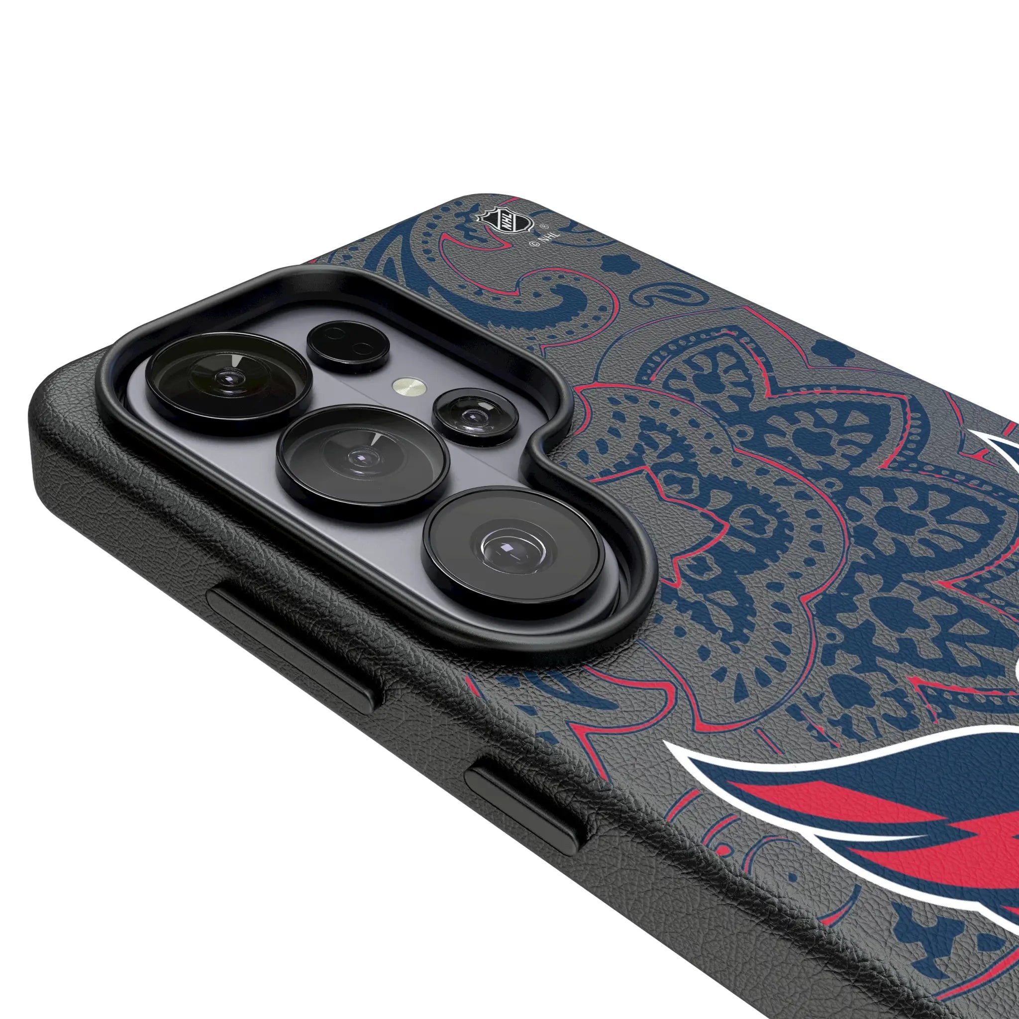 Washington Capitals Paisley MagSafe Compatible Phone Case for Samsung Galaxy