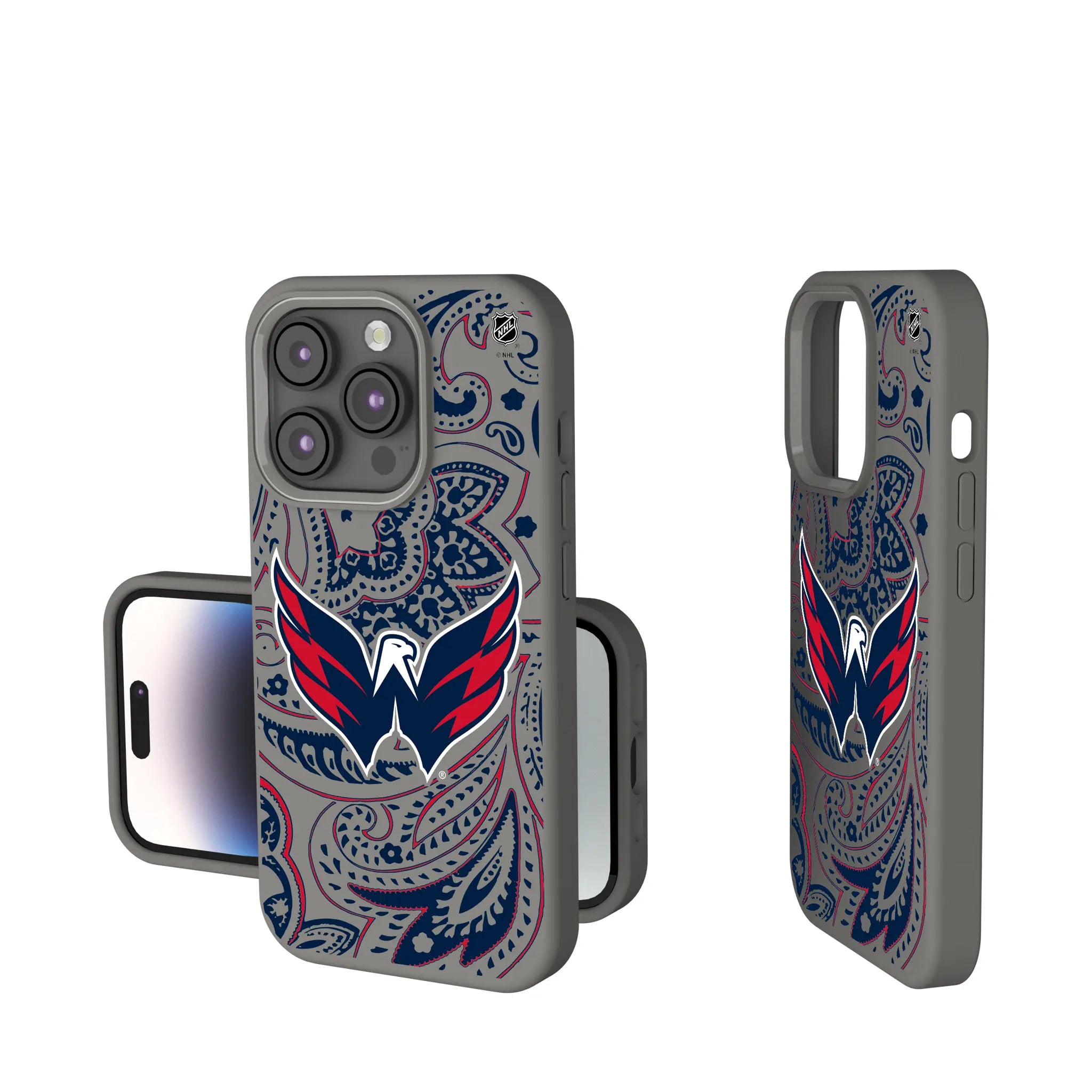 Washington Capitals Paisley Soft Touch Phone Case