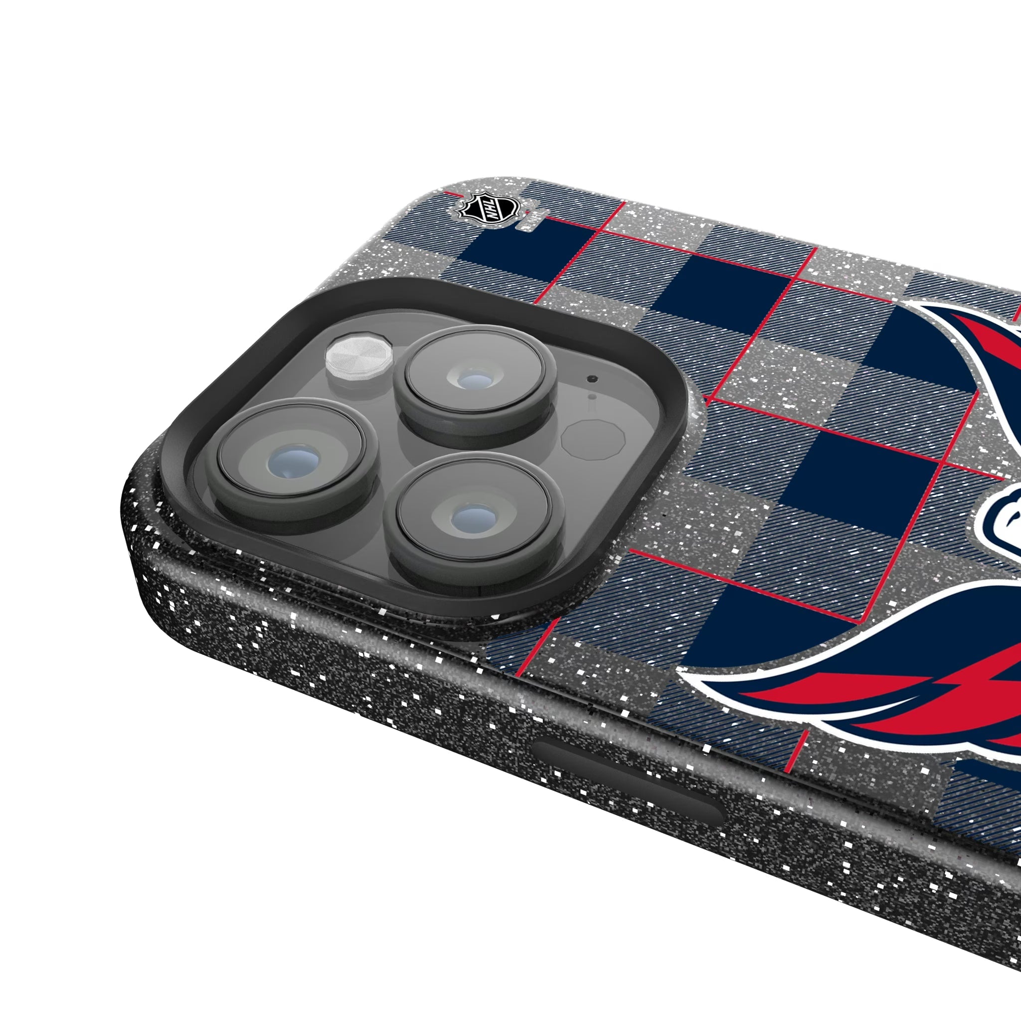 Washington Capitals Plaid Bling Phone Case