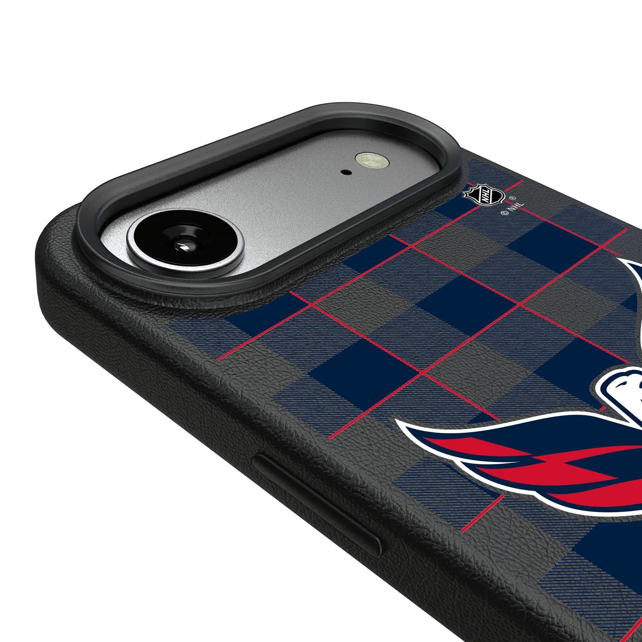 Washington Capitals Plaid MagSafe Compatible Phone Case for Apple iPhone