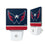 Washington Capitals Stripe Night Light 2-Pack