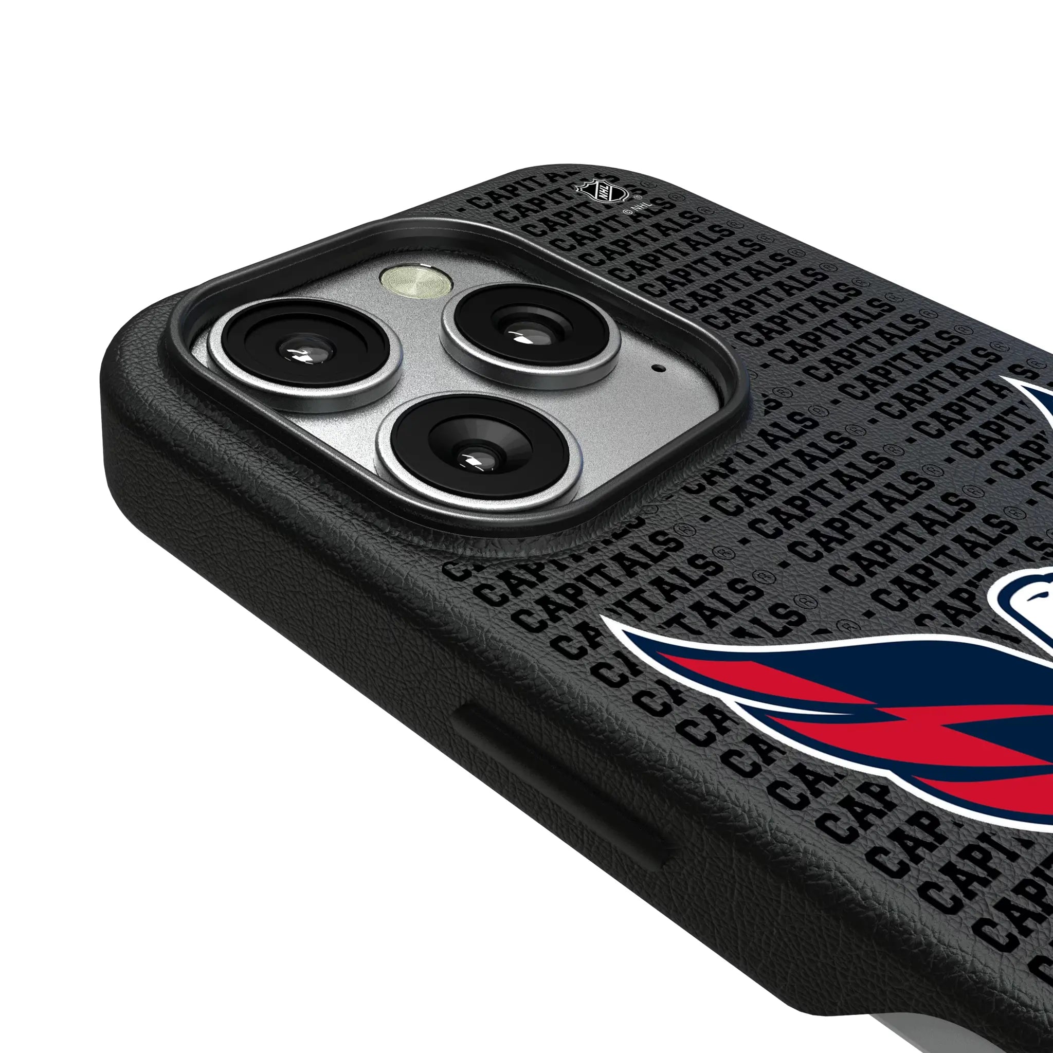 Washington Capitals Text Backdrop MagSafe Compatible Phone Case for Apple iPhone