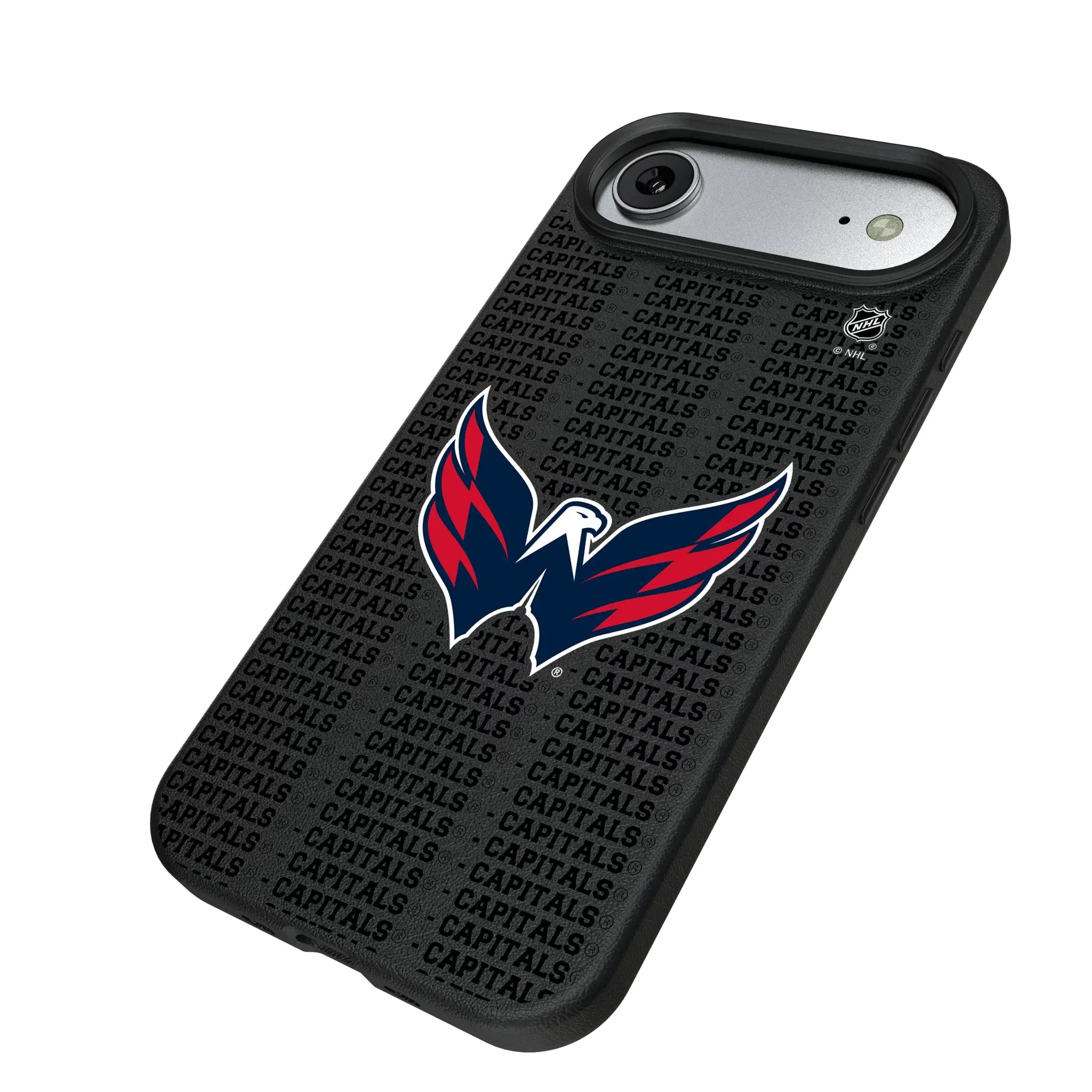 Washington Capitals Text Backdrop MagSafe Compatible Phone Case for Apple iPhone