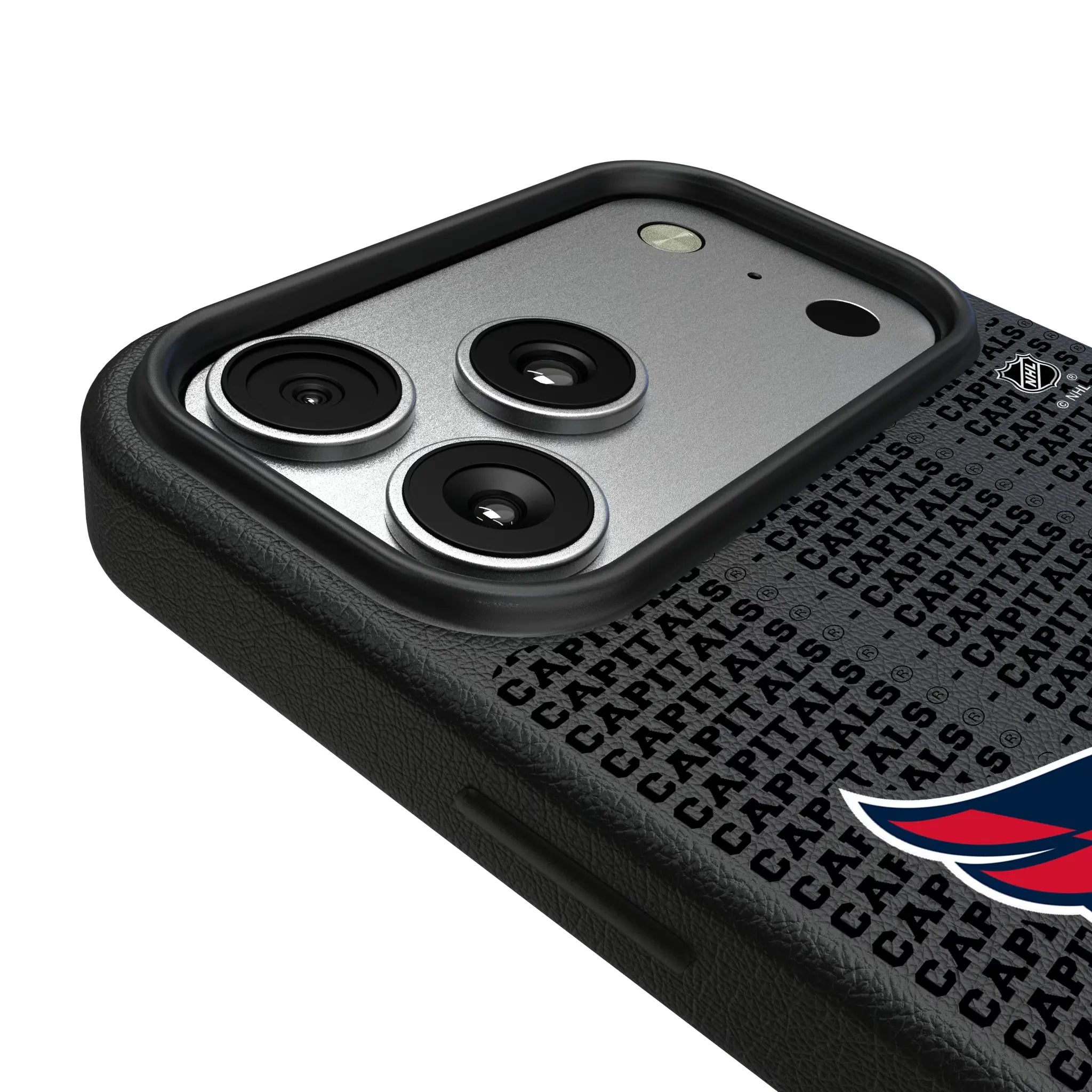 Washington Capitals Text Backdrop MagSafe Compatible Phone Case for Apple iPhone