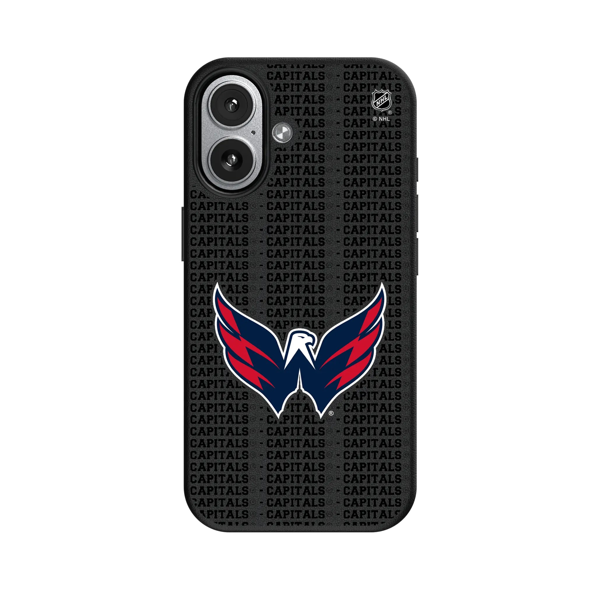 Washington Capitals Text Backdrop MagSafe Compatible Phone Case for Apple iPhone
