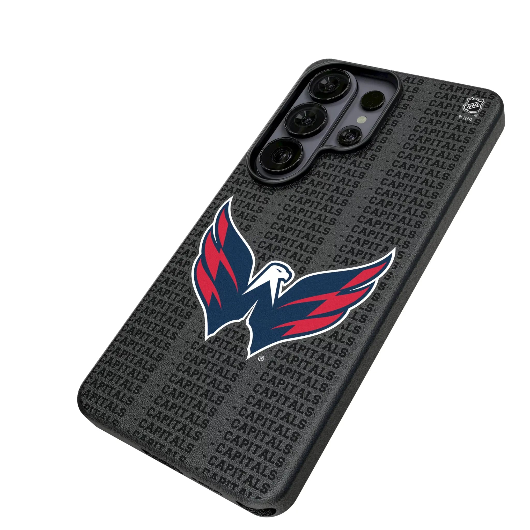 Washington Capitals Text Backdrop MagSafe Compatible Phone Case for Samsung Galaxy