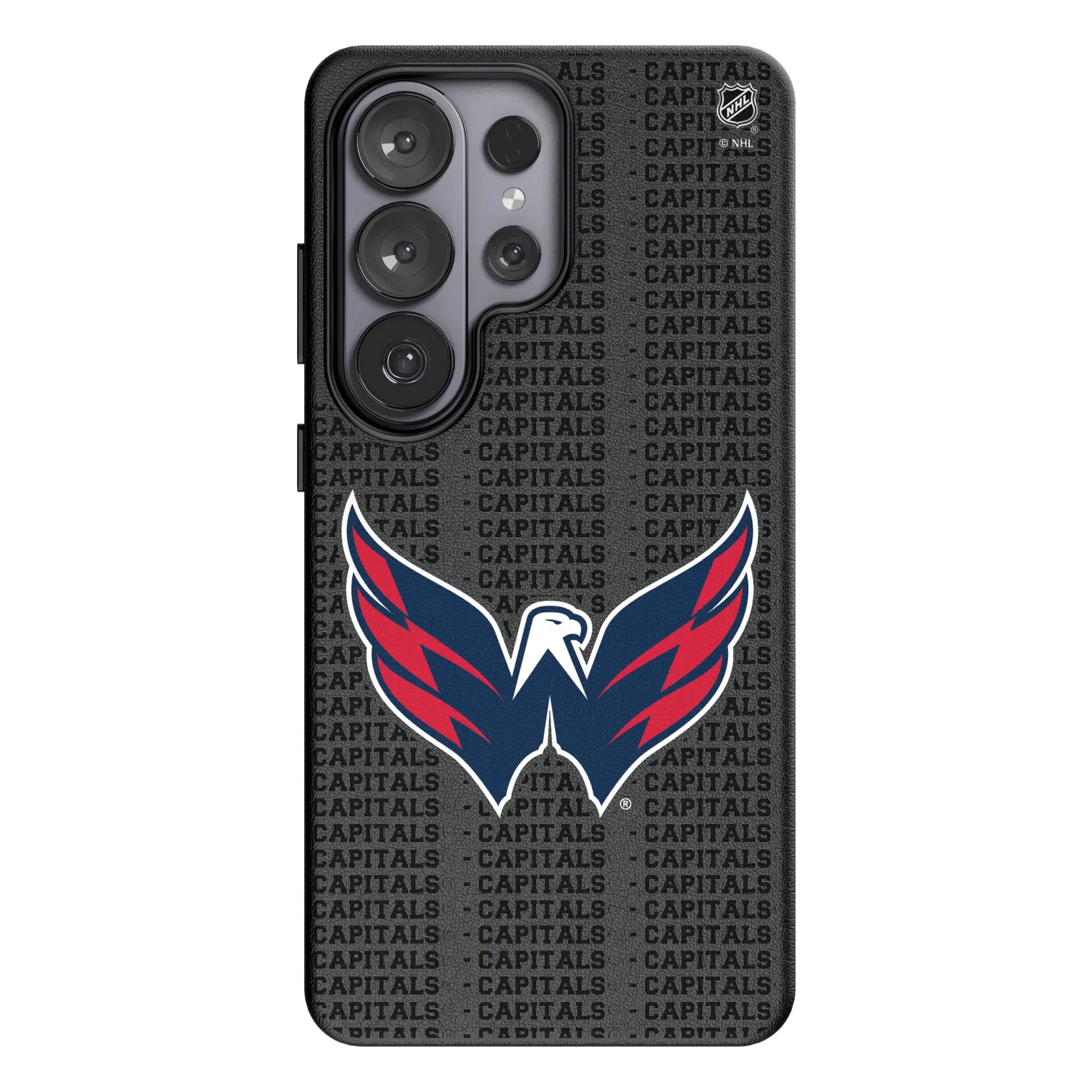 Washington Capitals Text Backdrop MagSafe Compatible Phone Case for Samsung Galaxy