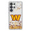 Washington Commanders Confetti Clear Phone Case for Samsung Galaxy