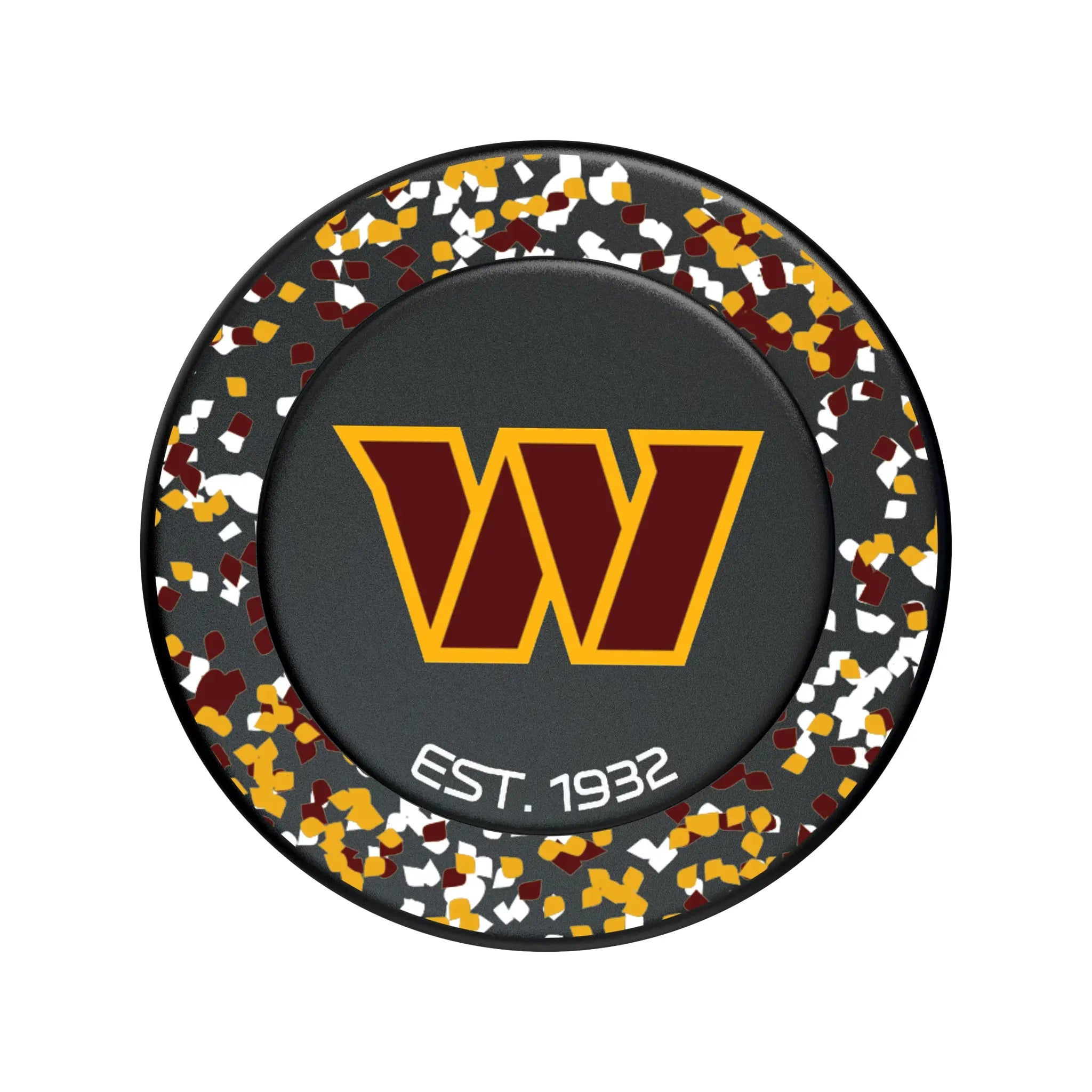 Washington Commanders Confetti PopSockets Magnetic Phone Grip and Stand