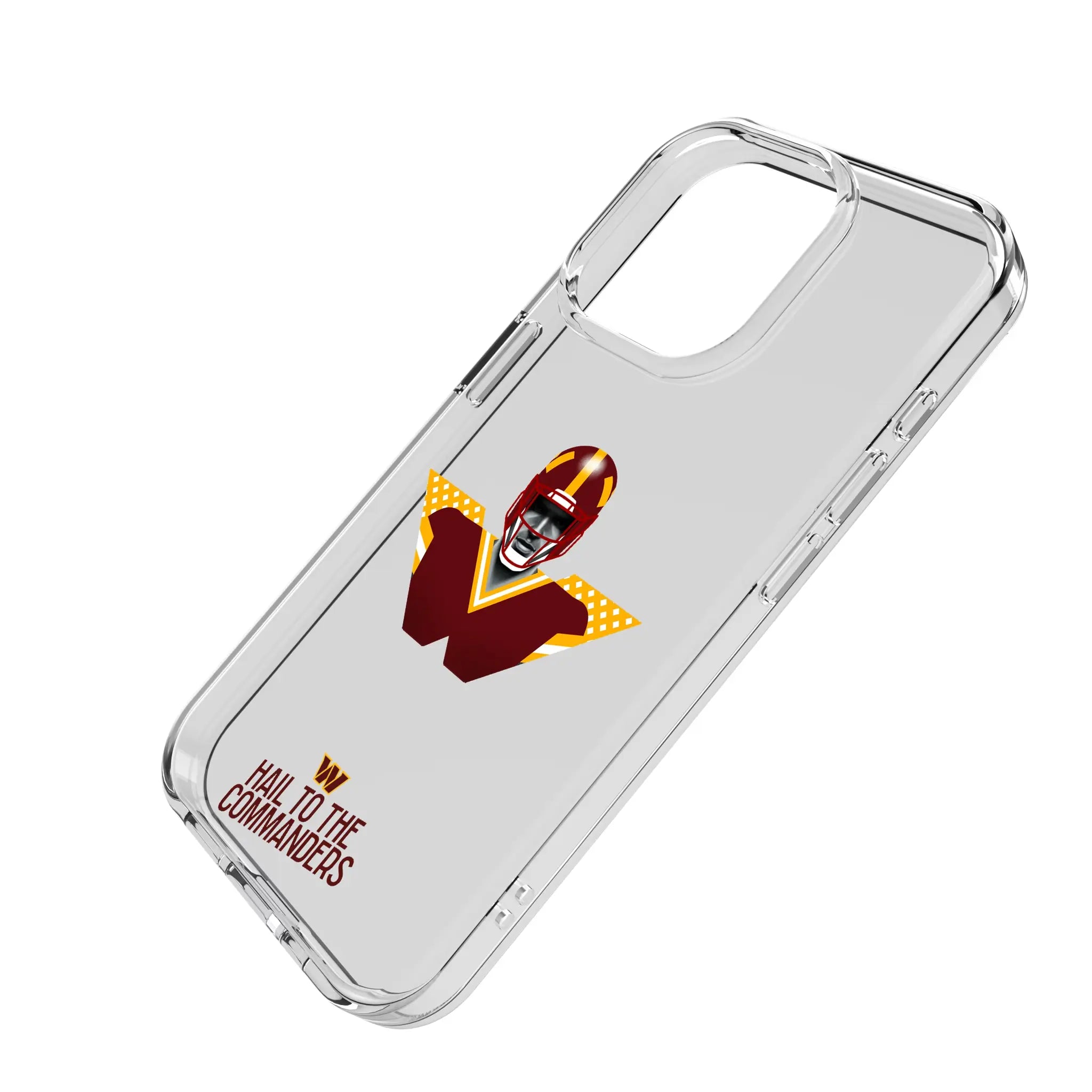 Washington Commanders 2024 Edition Clear Phone Case for Apple iPhone