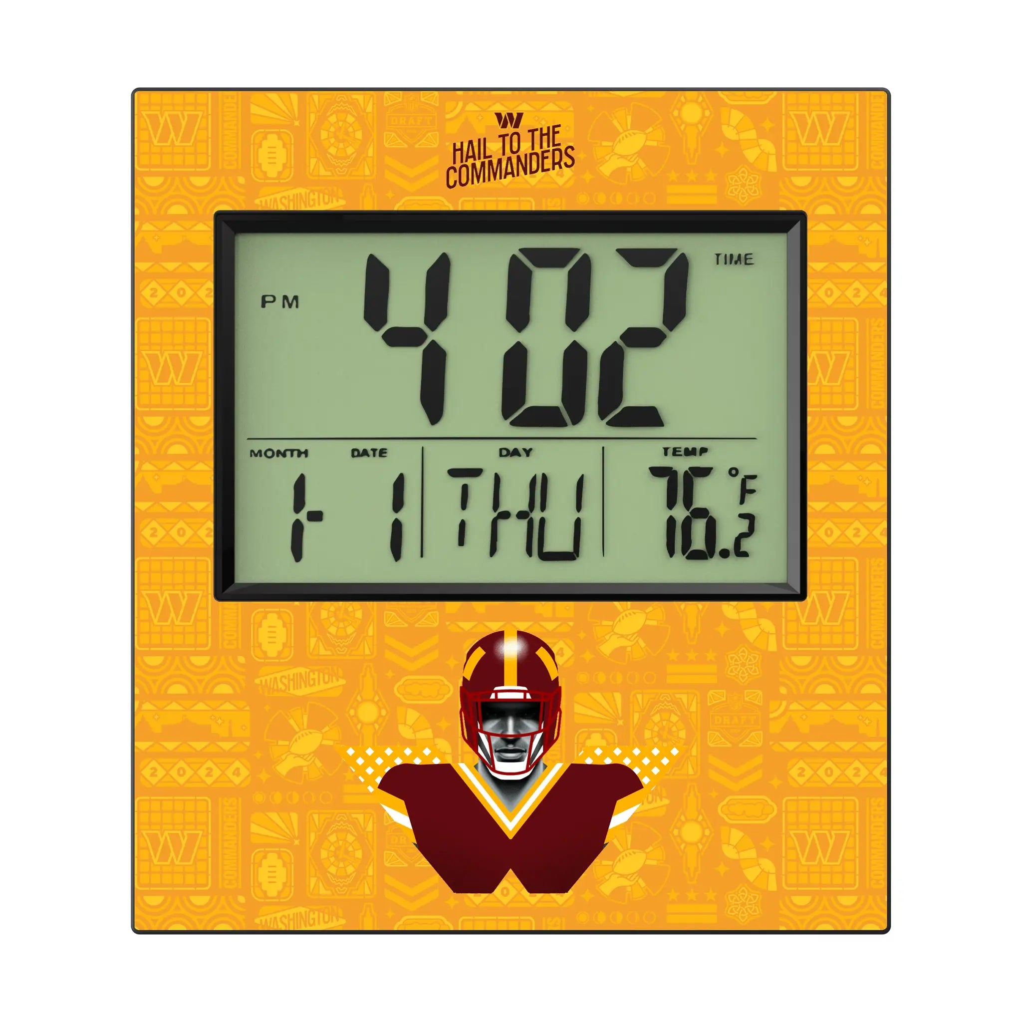 Washington Commanders 2024 Edition Wall Clock