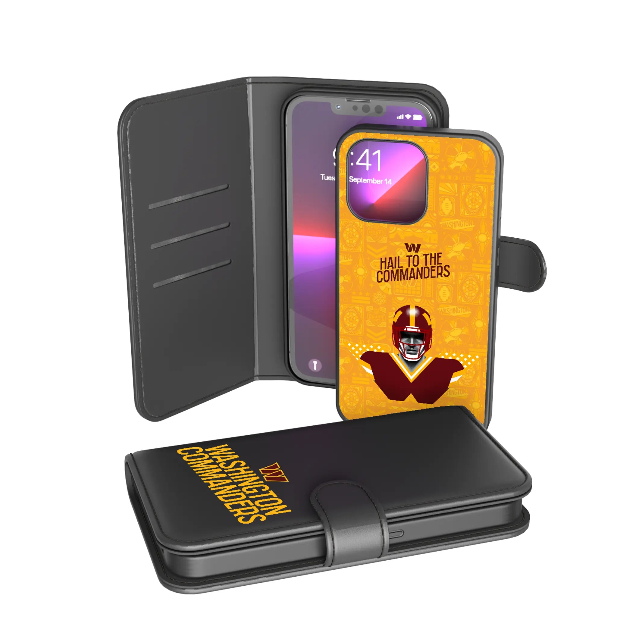 Washington Commanders 2024 Illustrated Limited Edition Wallet Phone Case