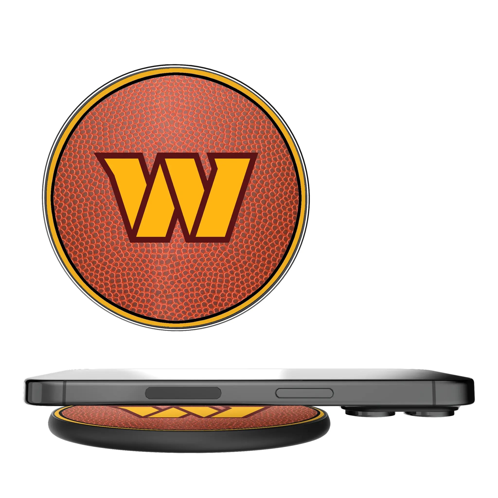 Washington Commanders Football 15-Watt Wireless Charger