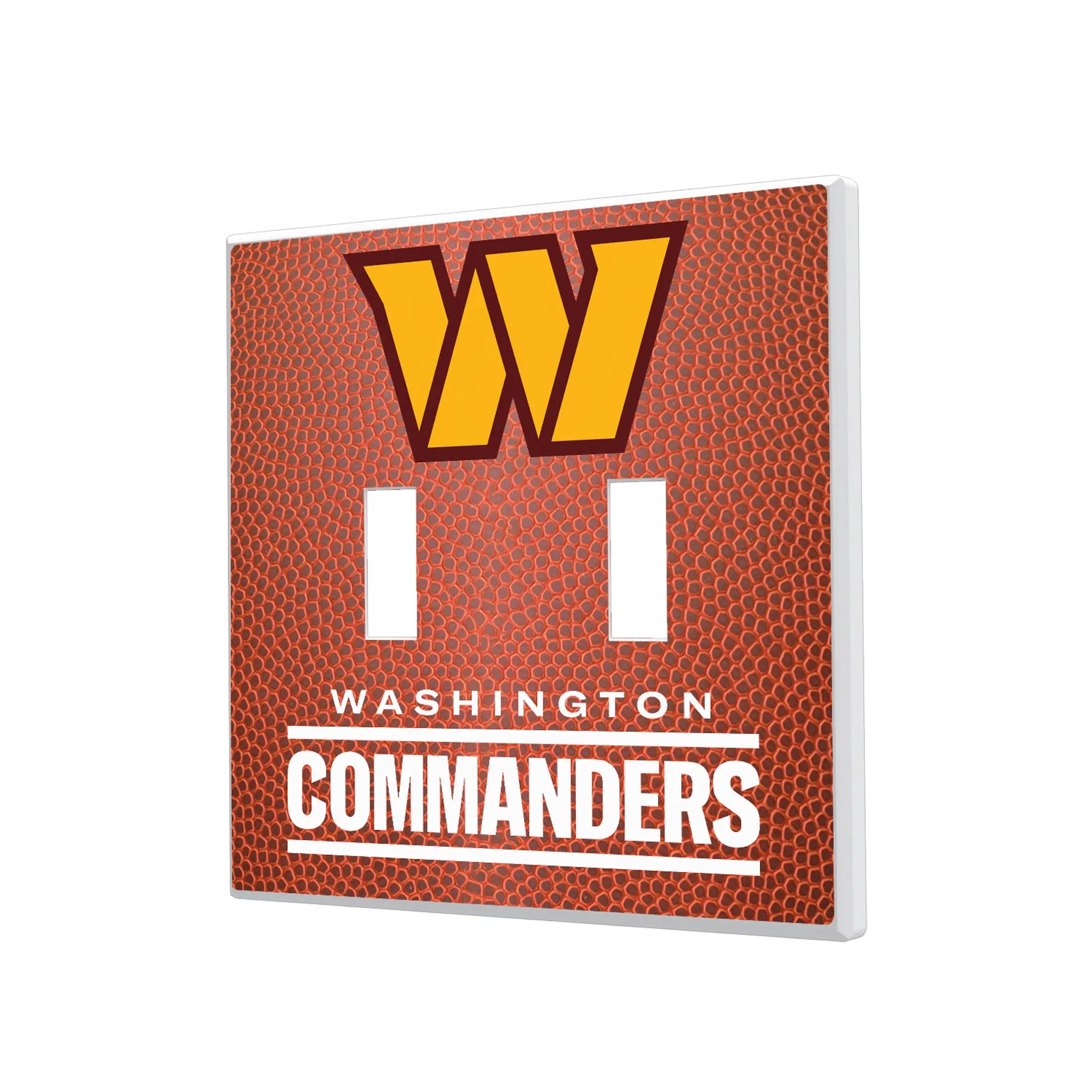 Washington Commanders Football Hidden-Screw Light Switch Plate