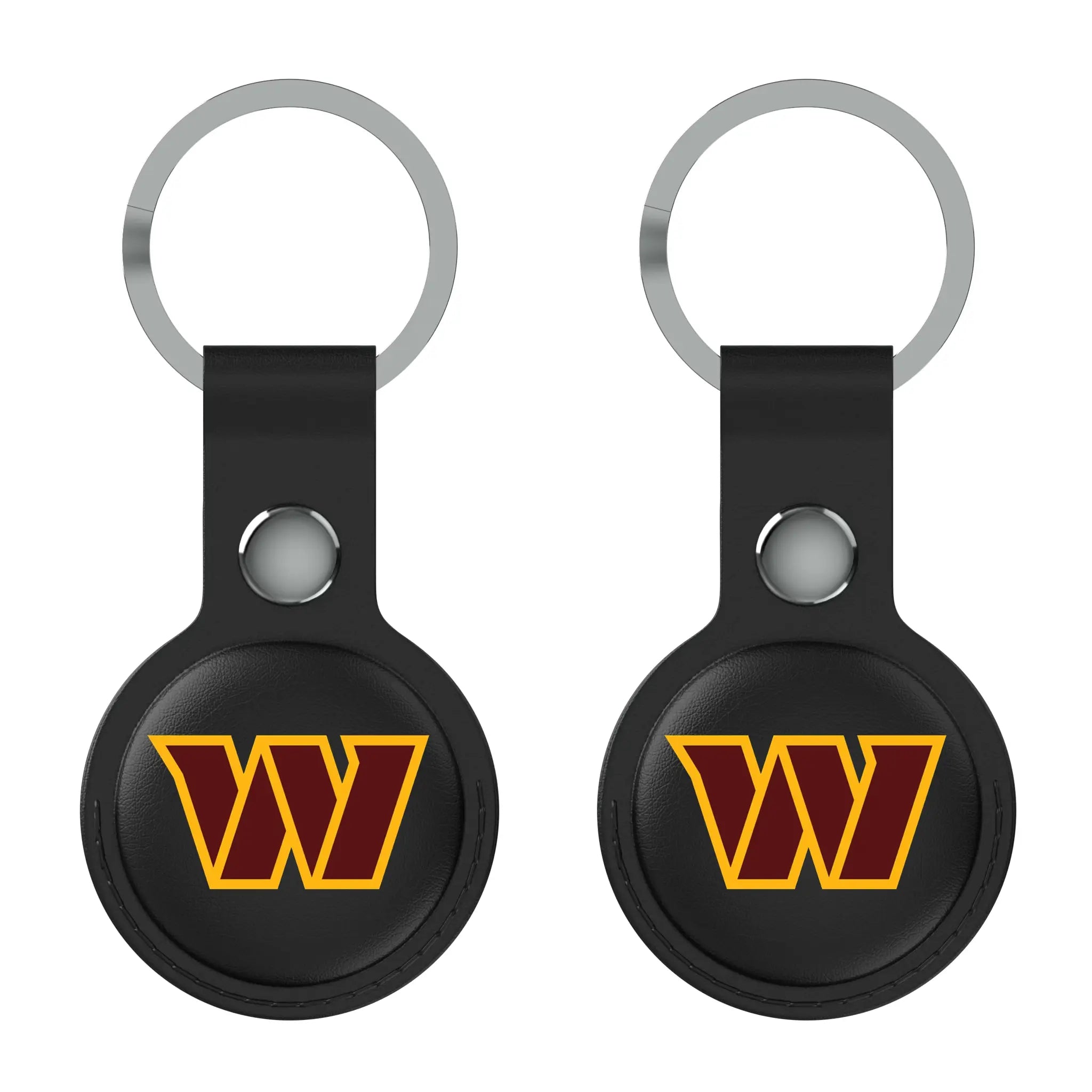 Washington Commanders Insignia Black Airtag Holder 2-Pack