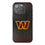 Washington Commanders Linen Bling Phone Case for Apple iPhone
