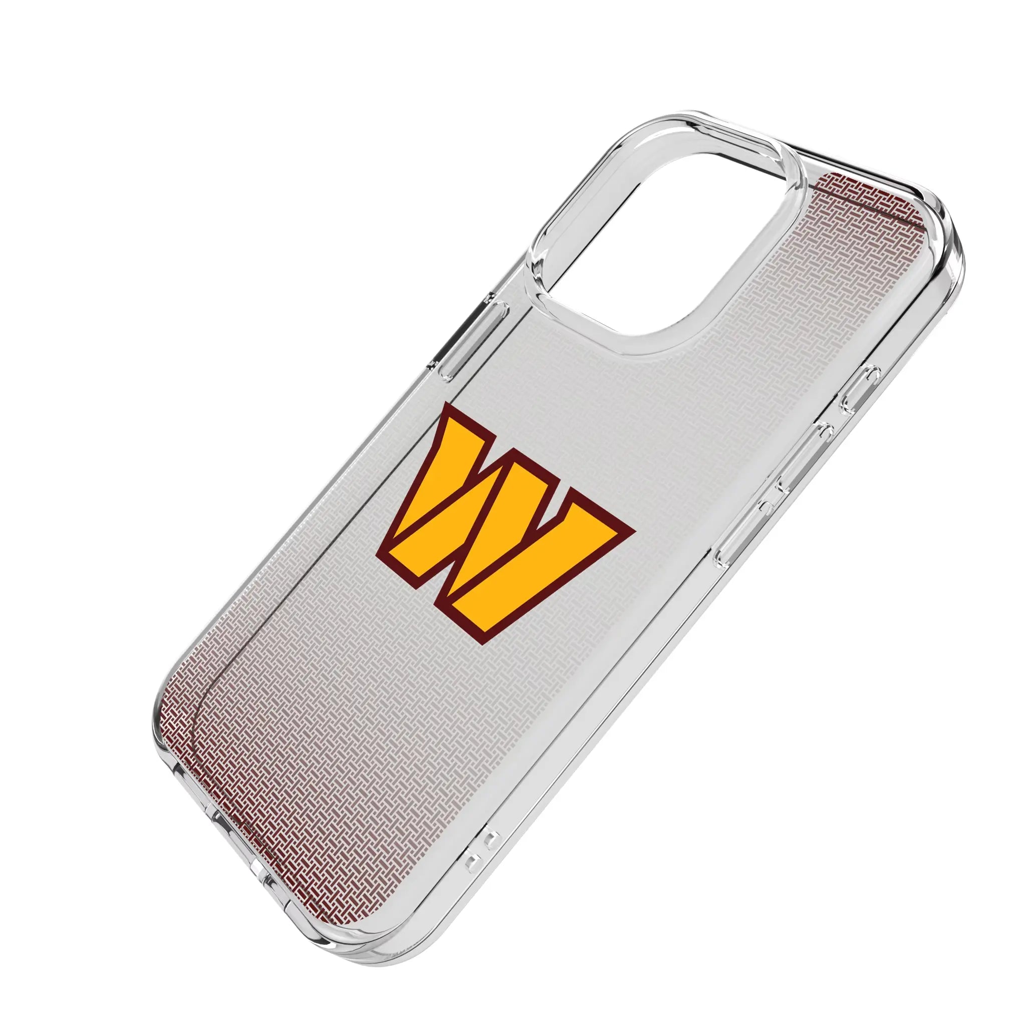 Washington Commanders Linen Clear Phone Case for Apple iPhone