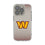 Washington Commanders Linen Clear Phone Case for Apple iPhone