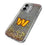 Washington Commanders Linen Glitter Phone Case