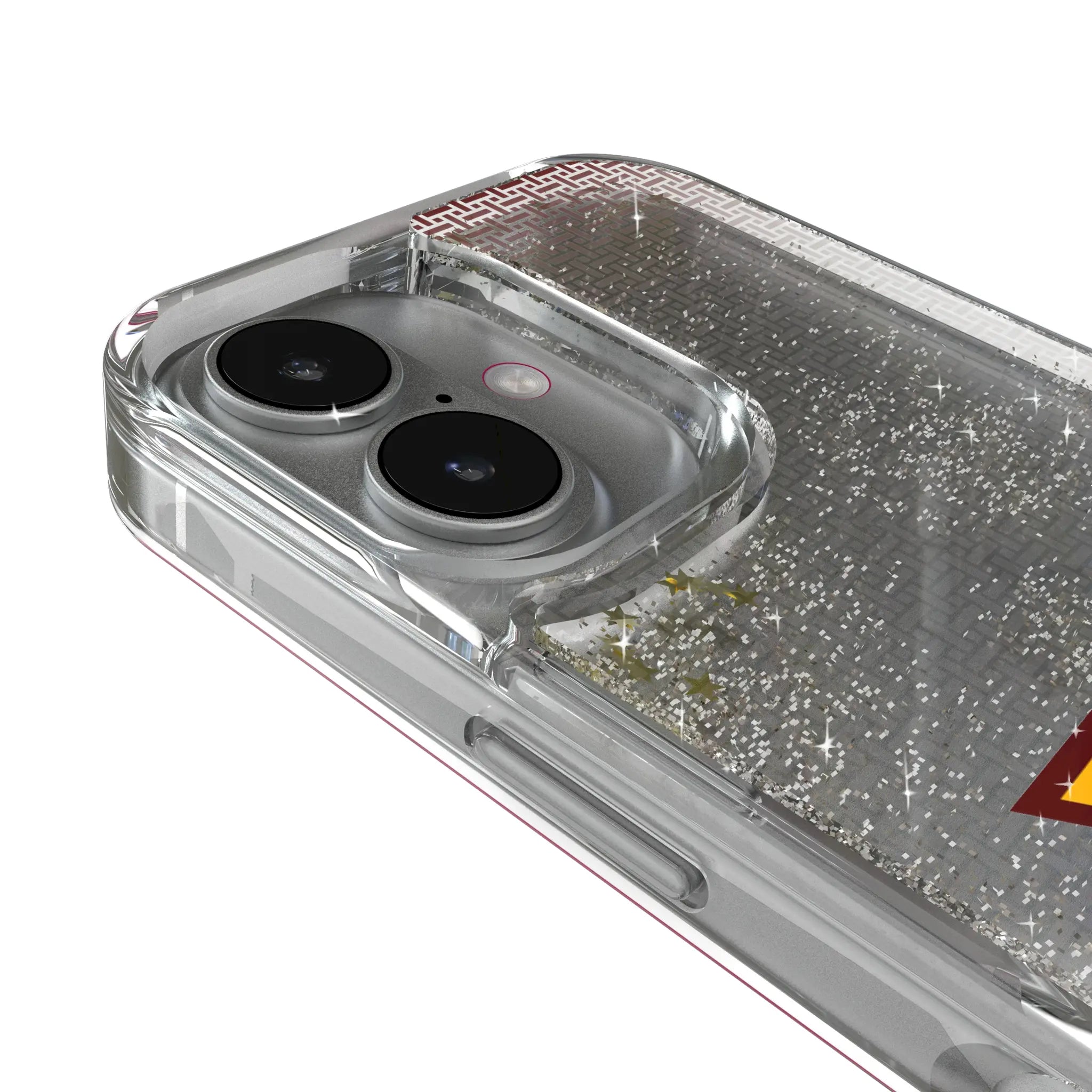 Washington Commanders Linen Glitter Phone Case