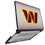 Washington Commanders Linen Laptop Case for Apple MacBook
