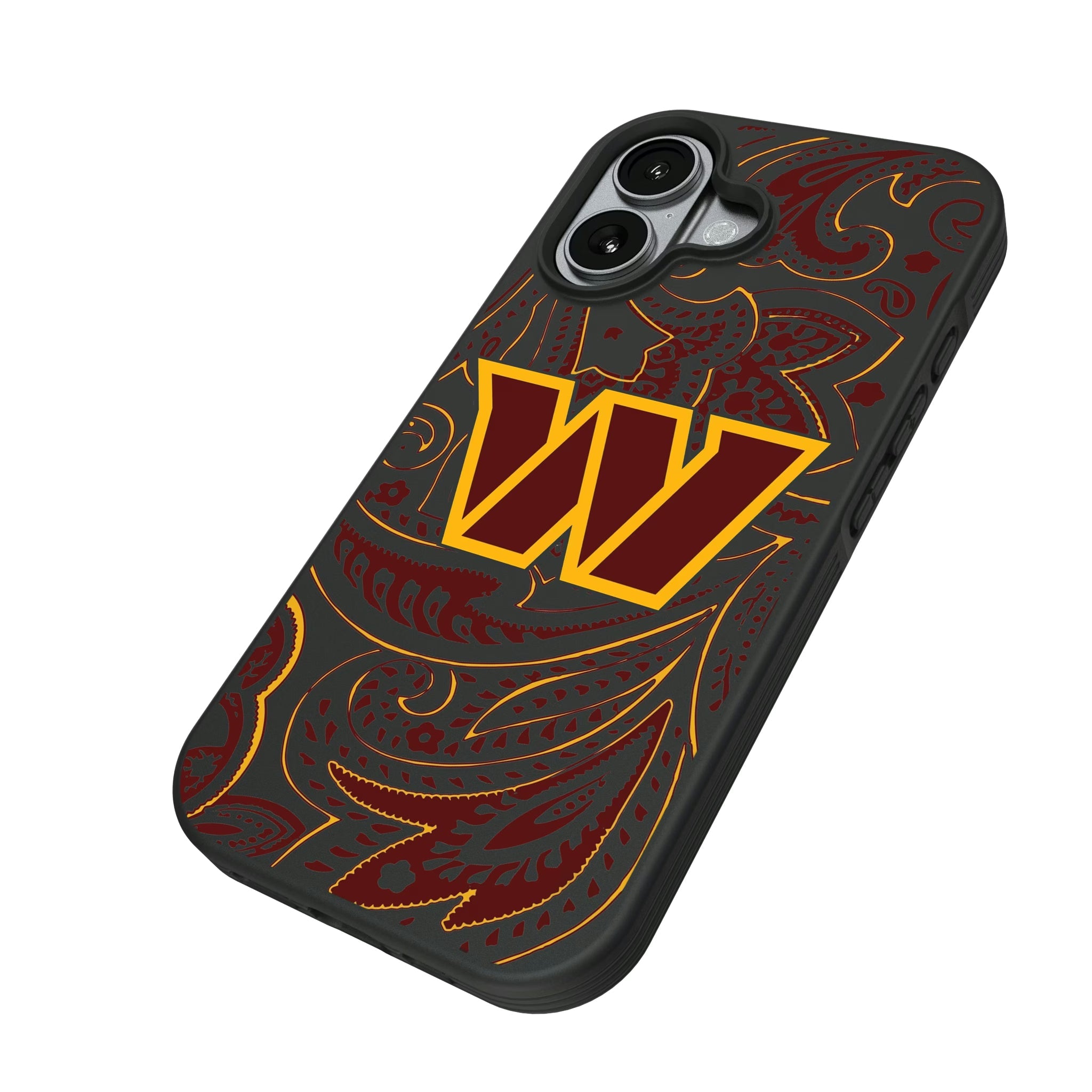 Washington Commanders Paisley Bump Phone Case - Sports Gifts, Sports Memorabilia, Sports Collectibles, Fan Shop