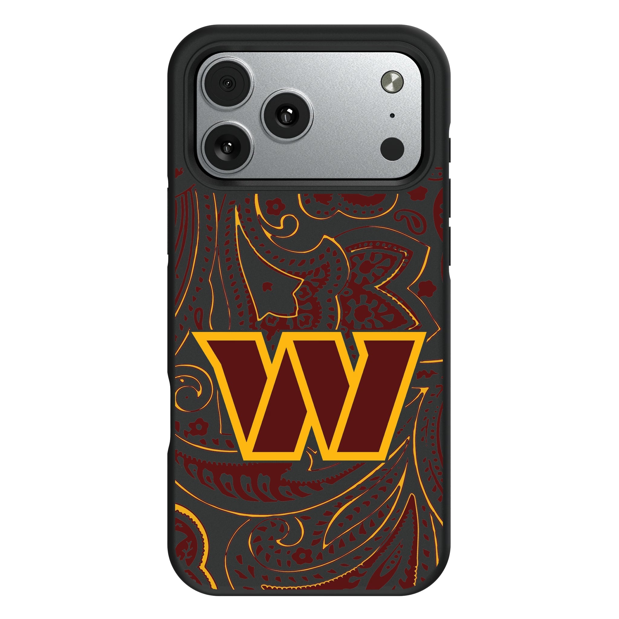Washington Commanders Paisley Bump Phone Case - Sports Gifts, Sports Memorabilia, Sports Collectibles, Fan Shop