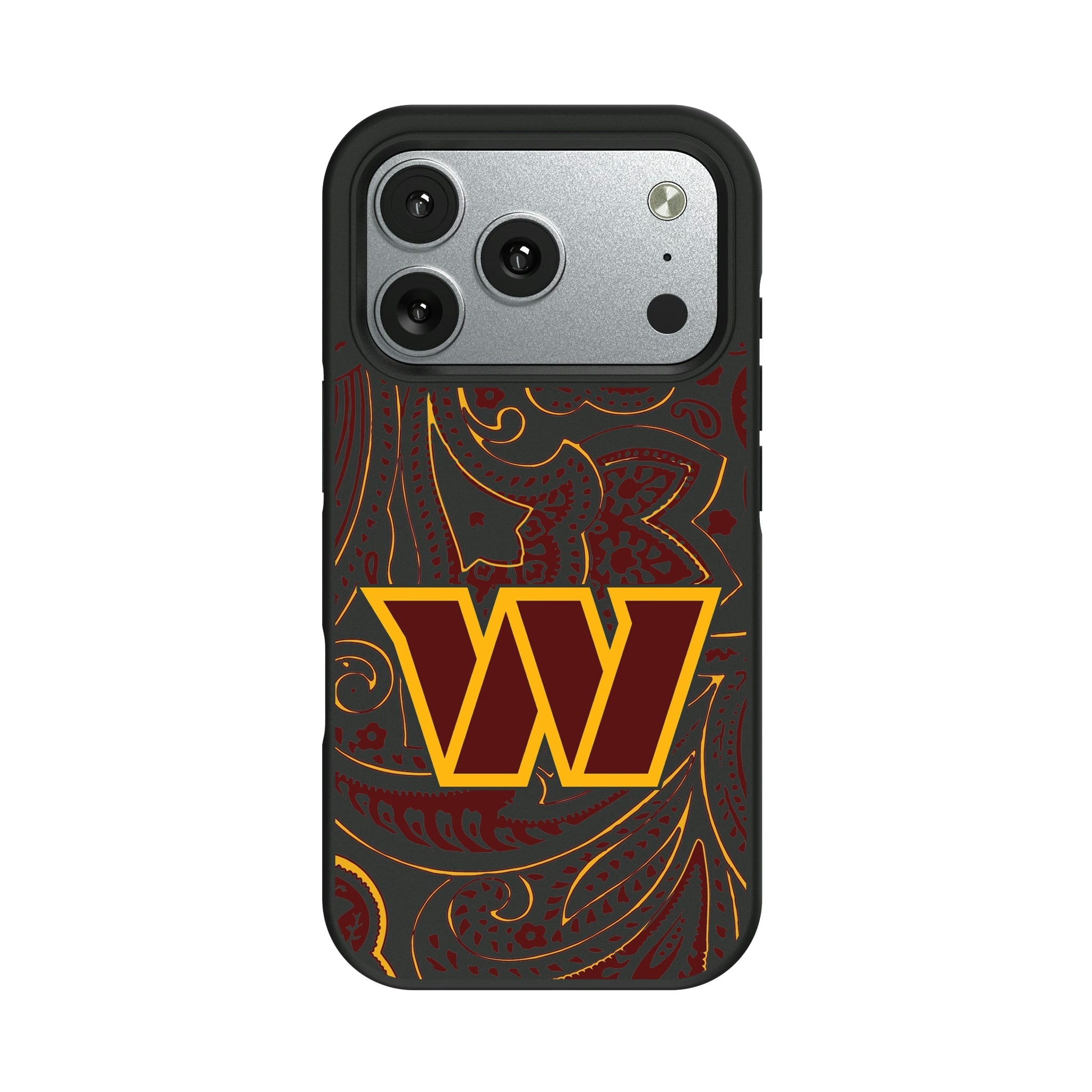 Washington Commanders Paisley Bump Phone Case - Sports Gifts, Sports Memorabilia, Sports Collectibles, Fan Shop