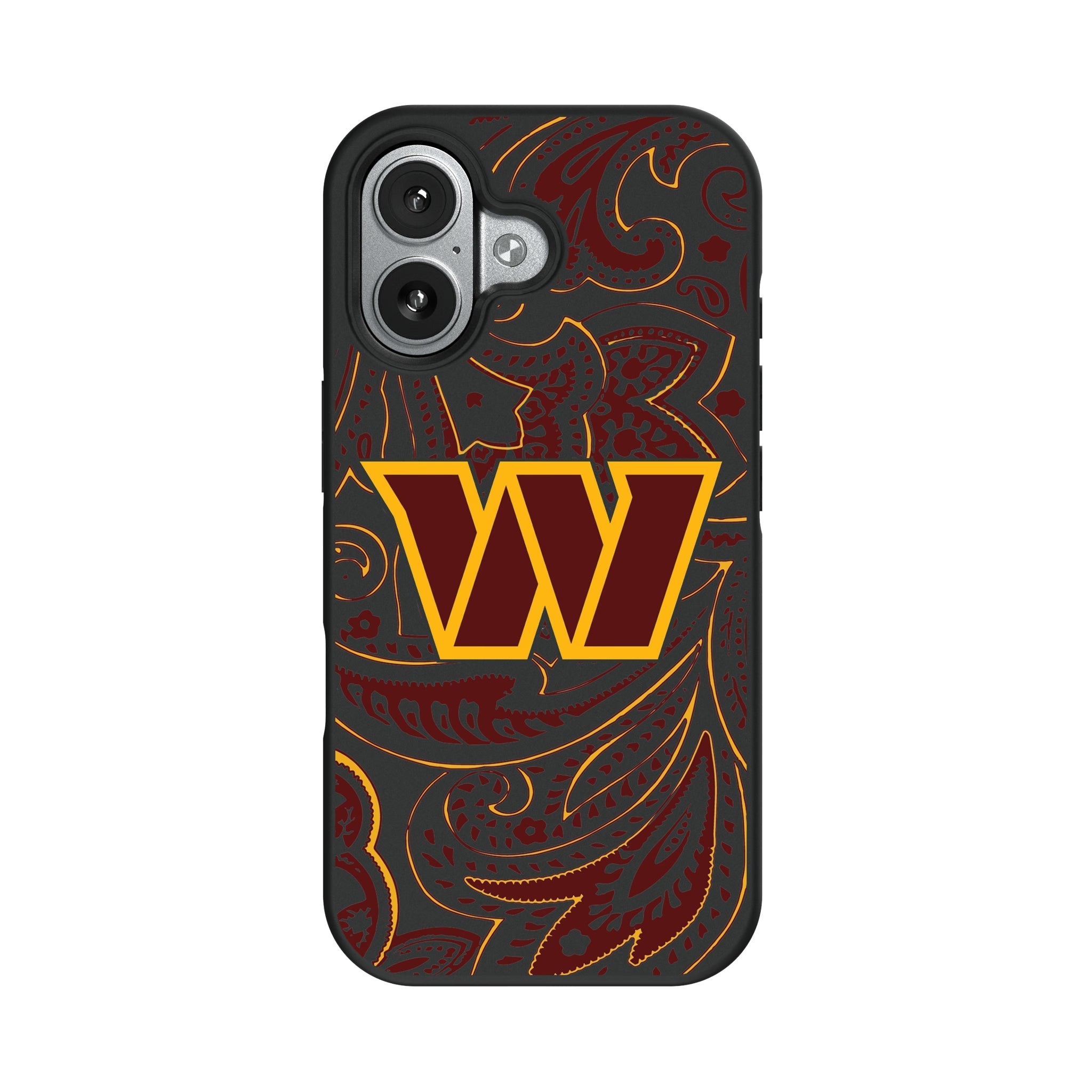 Washington Commanders Paisley Bump Phone Case - Sports Gifts, Sports Memorabilia, Sports Collectibles, Fan Shop