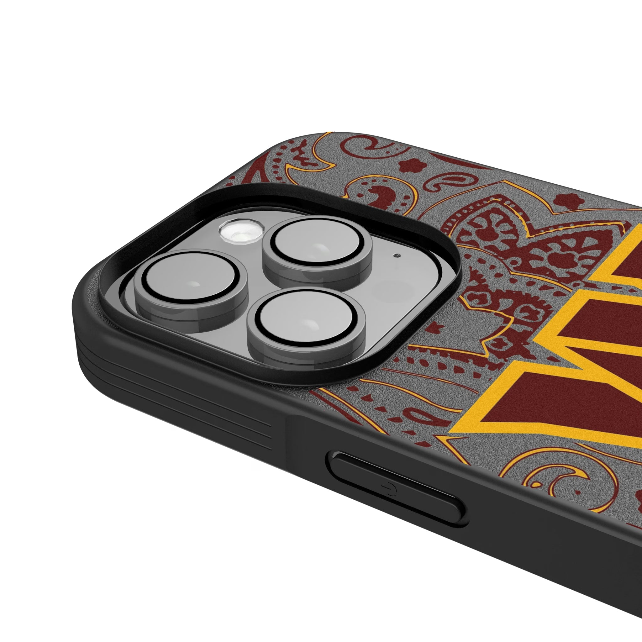 Washington Commanders Paisley Bump Phone Case - Sports Gifts, Sports Memorabilia, Sports Collectibles, Fan Shop