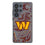 Washington Commanders Paisley Clear Phone Case for Samsung Galaxy