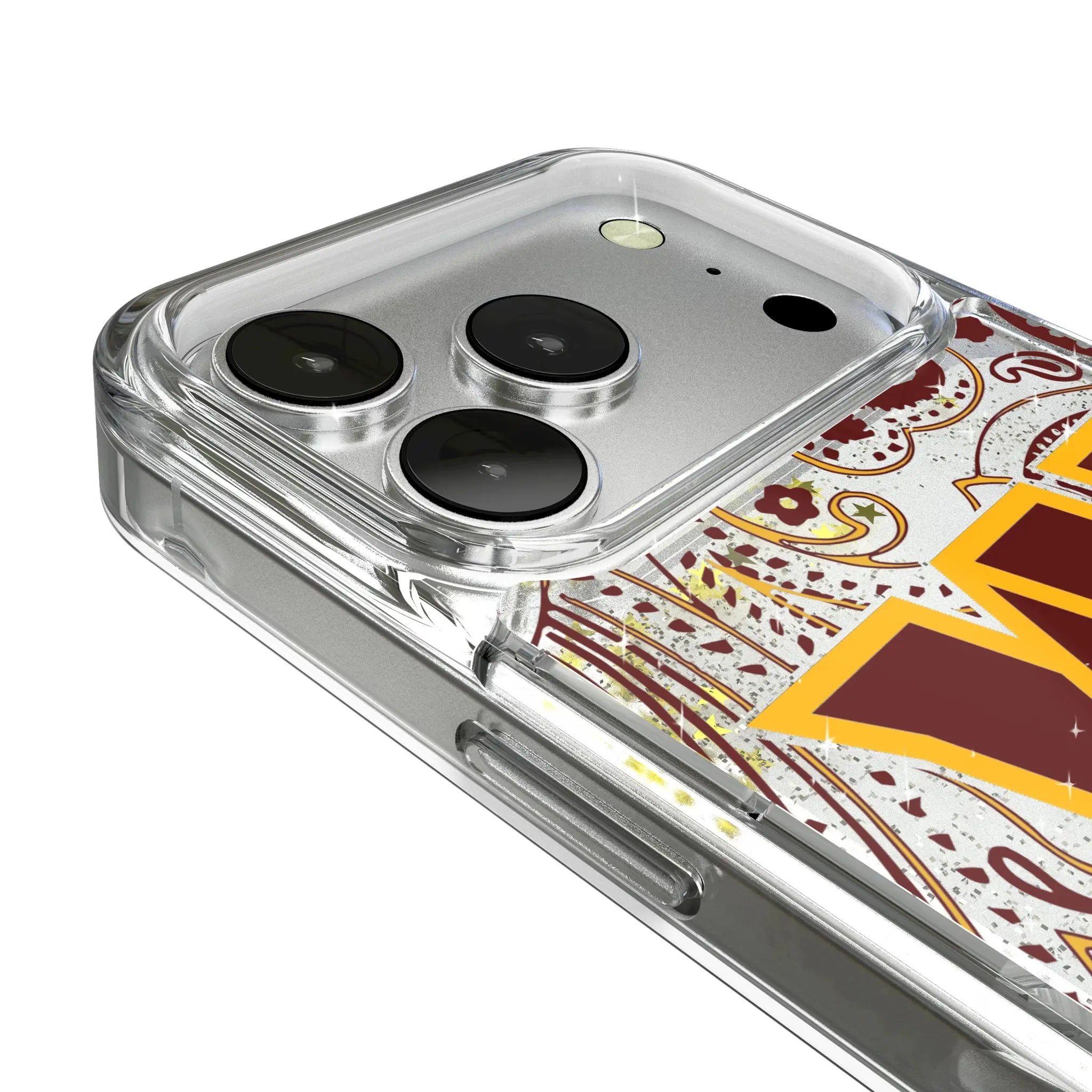 Washington Commanders Paisley Glitter Phone Case