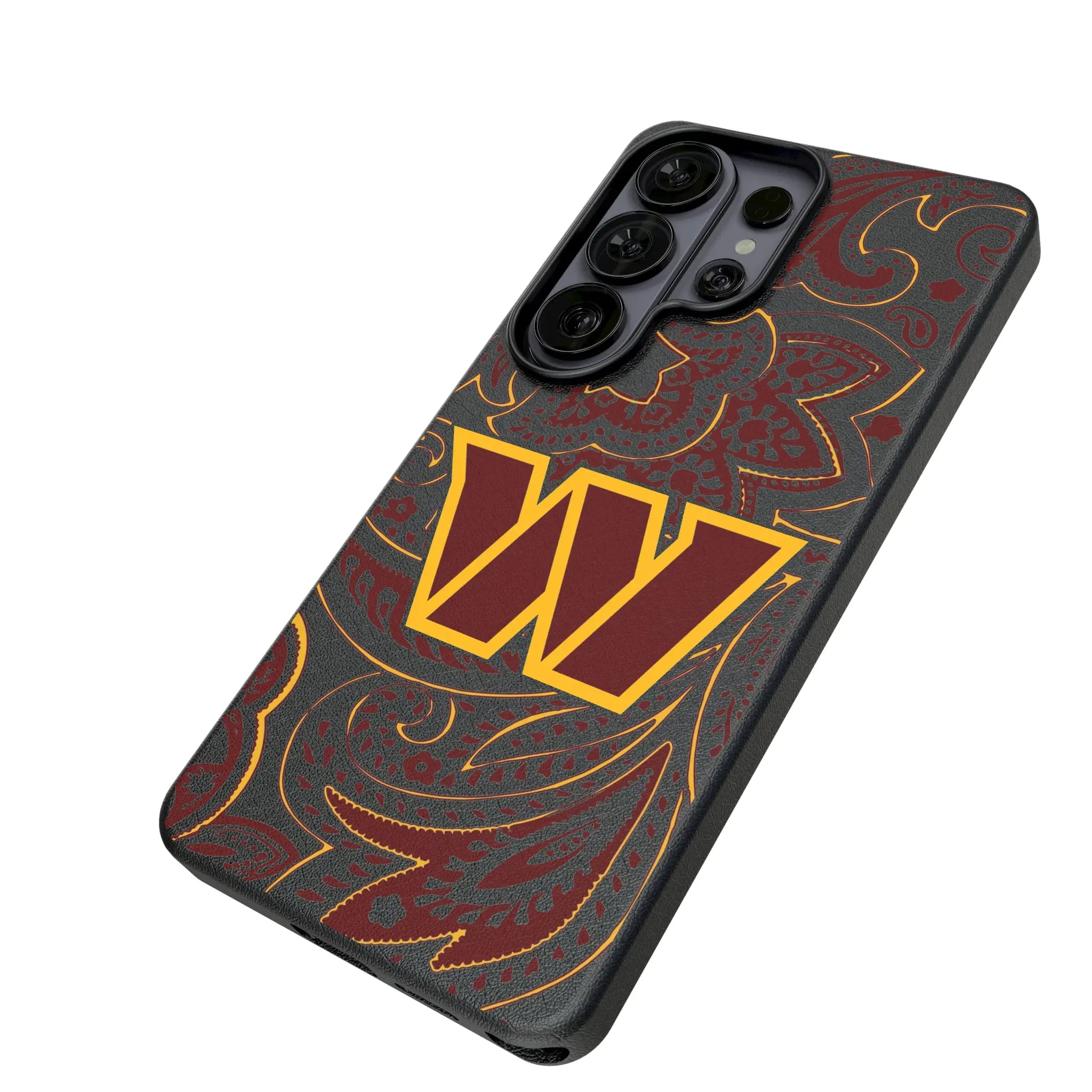 Washington Commanders Paisley MagSafe Compatible Phone Case for Samsung Galaxy