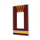 Washington Commanders Stripe Hidden-Screw Light Switch Plate