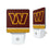 Washington Commanders Stripe Night Light 2-Pack
