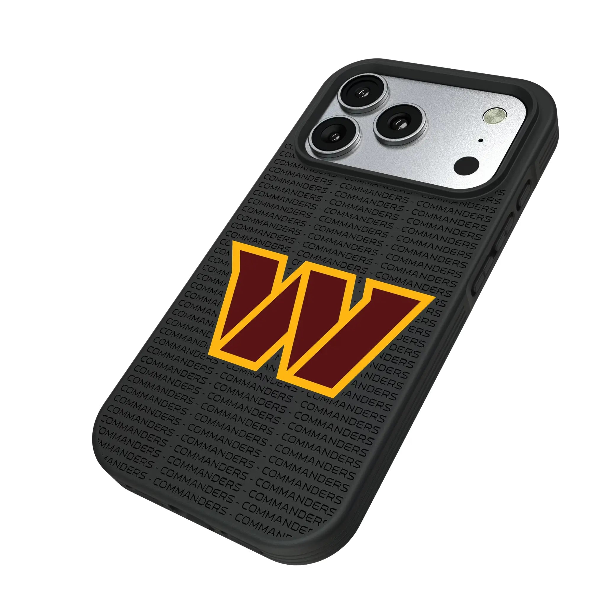 Washington Commanders Text Backdrop Bump Phone Case