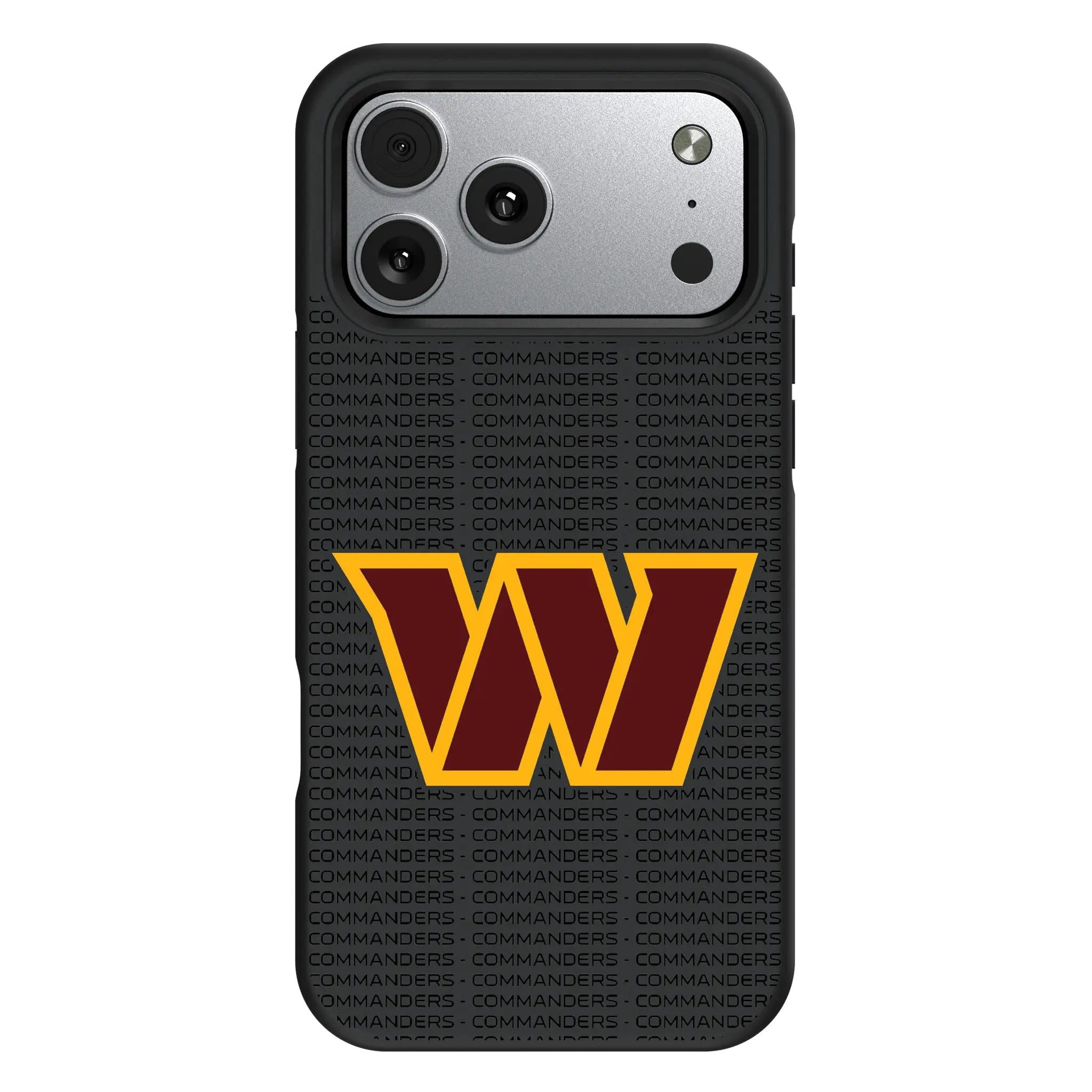 Washington Commanders Text Backdrop Bump Phone Case