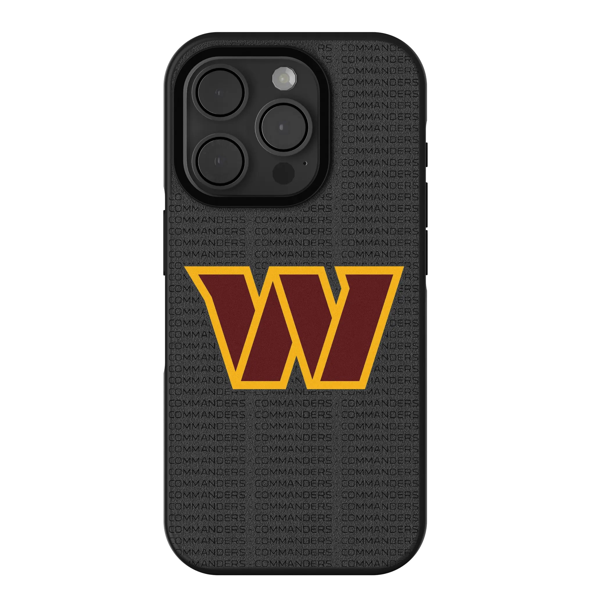 Washington Commanders Text Backdrop Bump Phone Case