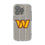 Washington Commanders Text Backdrop Clear Phone Case for Apple iPhone