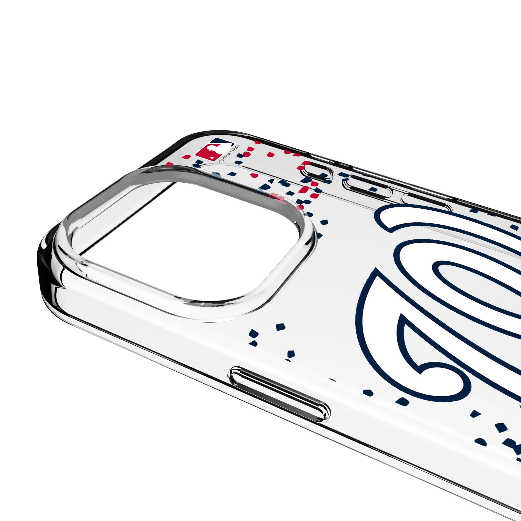 Washington Nationals Confetti Clear Phone Case for Apple iPhone